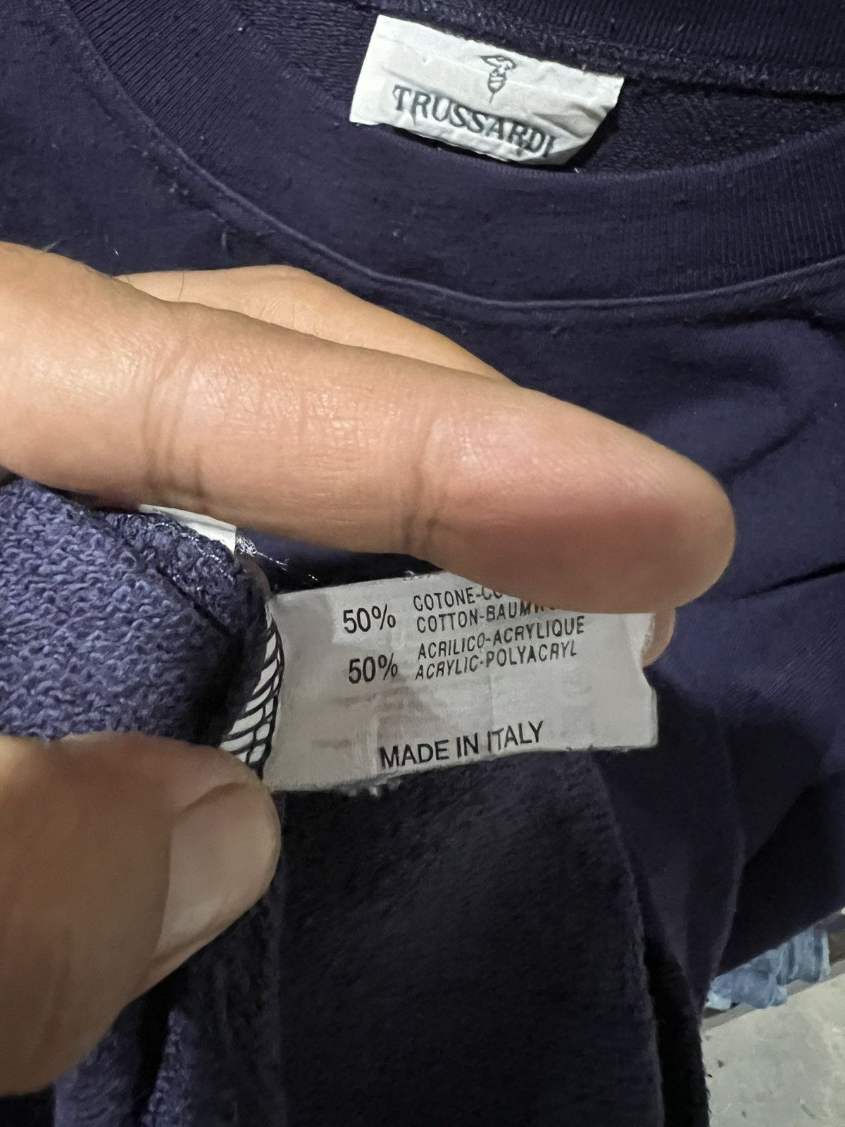 Trussardi 🔥Vintage Trussardi Big Logo Crewneck Sweatshirt Size US M / EU 48-50 / 2 - 13 Thumbnail
