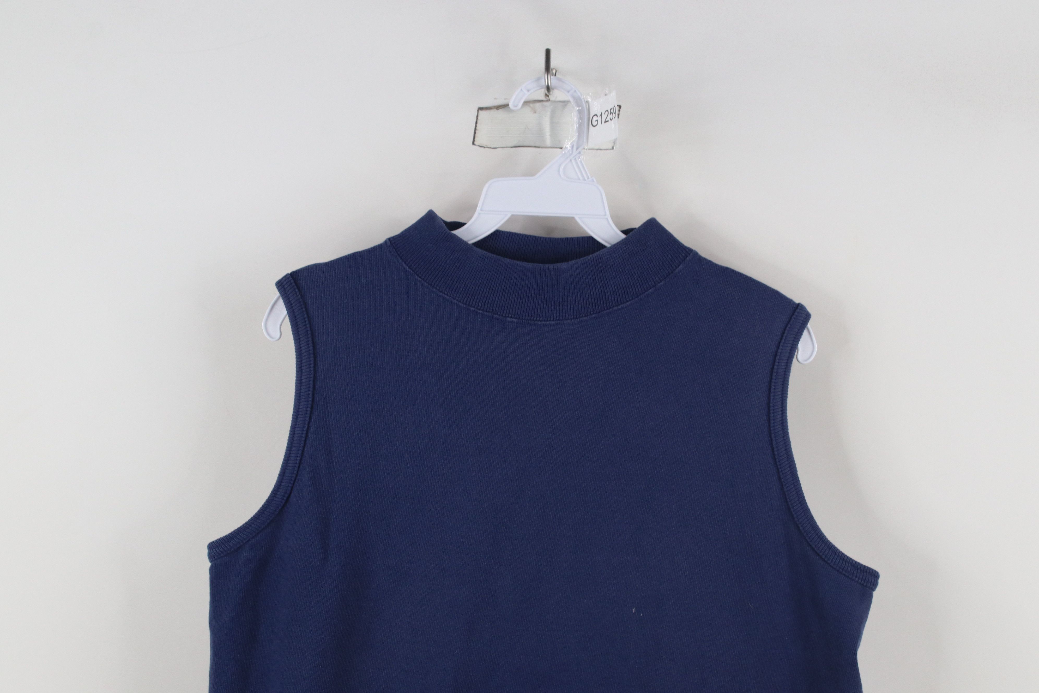 Vintage Vintage 90s Streetwear Ribbed Knit Sleeveless T-Shirt USA Size L / US 10 / IT 46 - 2 Thumbnail