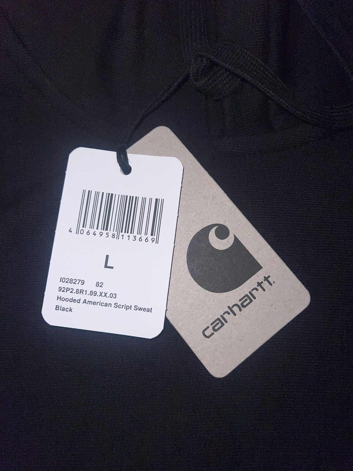 Carhartt Carhartt hoodie black size large Size US L / EU 52-54 / 3 - 3 Thumbnail