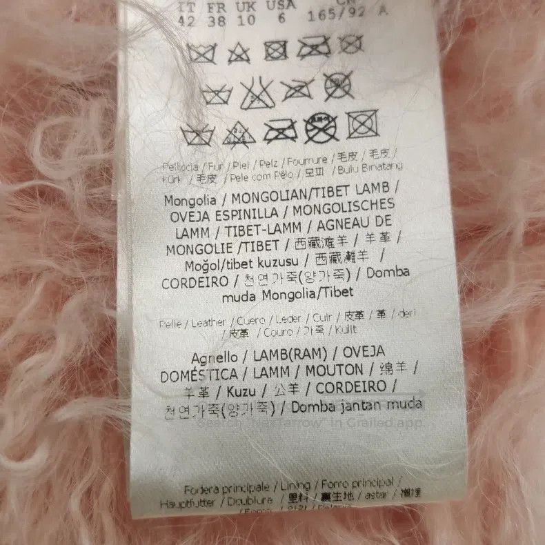 Fendi Fendi Shearling Mixed Color Fleece Long Sleeve Jacket Size S / US 4 / IT 40 - 6 Thumbnail