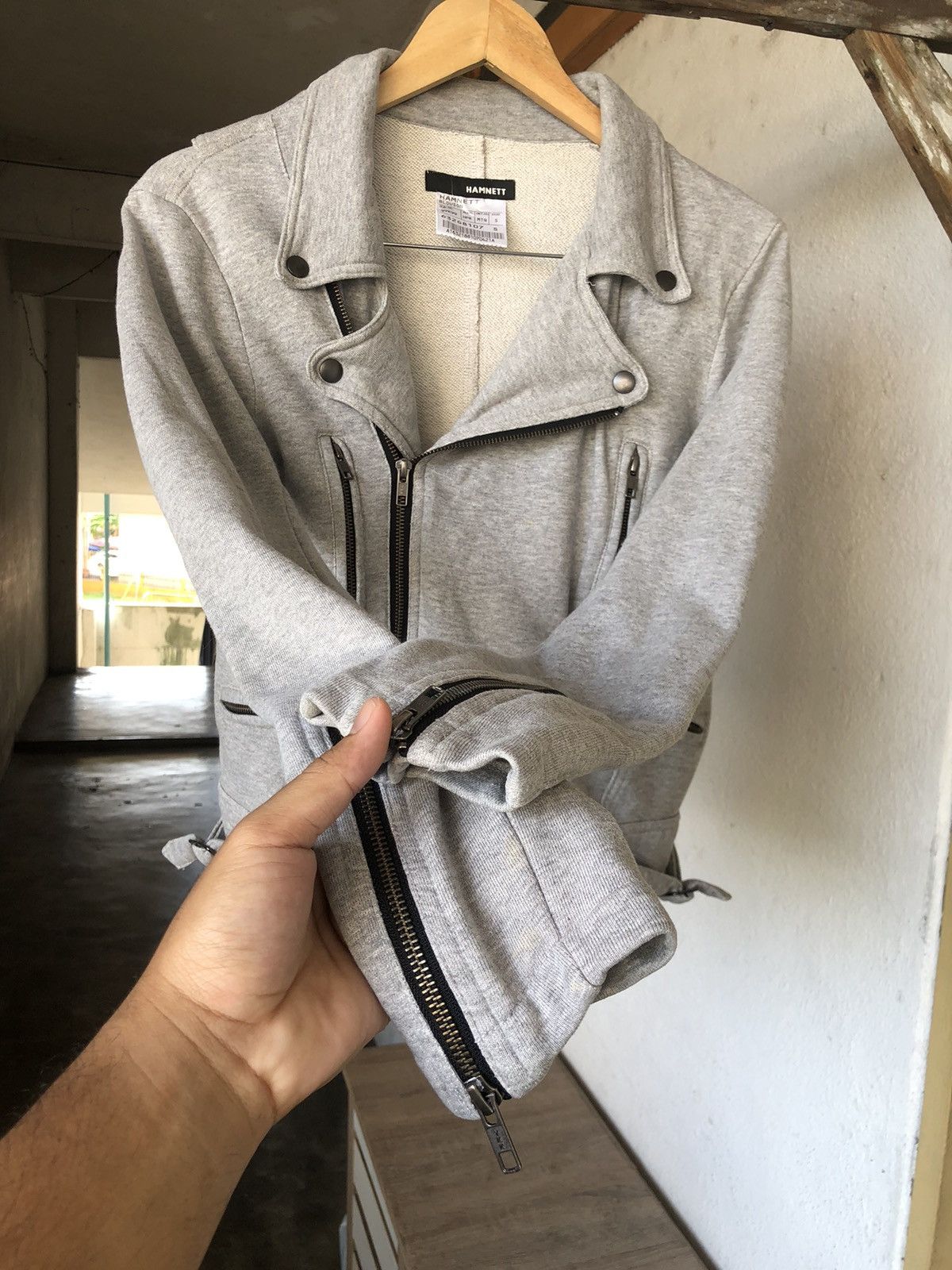 Katharine Hamnett London Vintage Katharine Hamnett London Biker Jacket Size S / US 4 / IT 40 - 14 Thumbnail