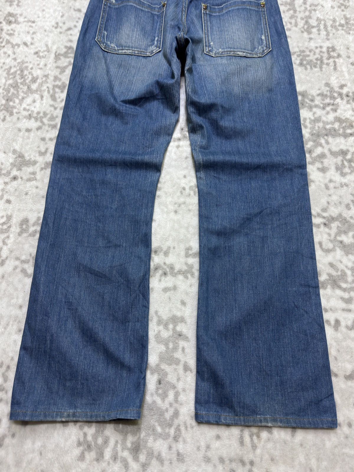 Japanese Brand Vintage Easy Rider Y2K Distressed Regular Fit Workwear Style Size US 30 / EU 46 - 11 Thumbnail