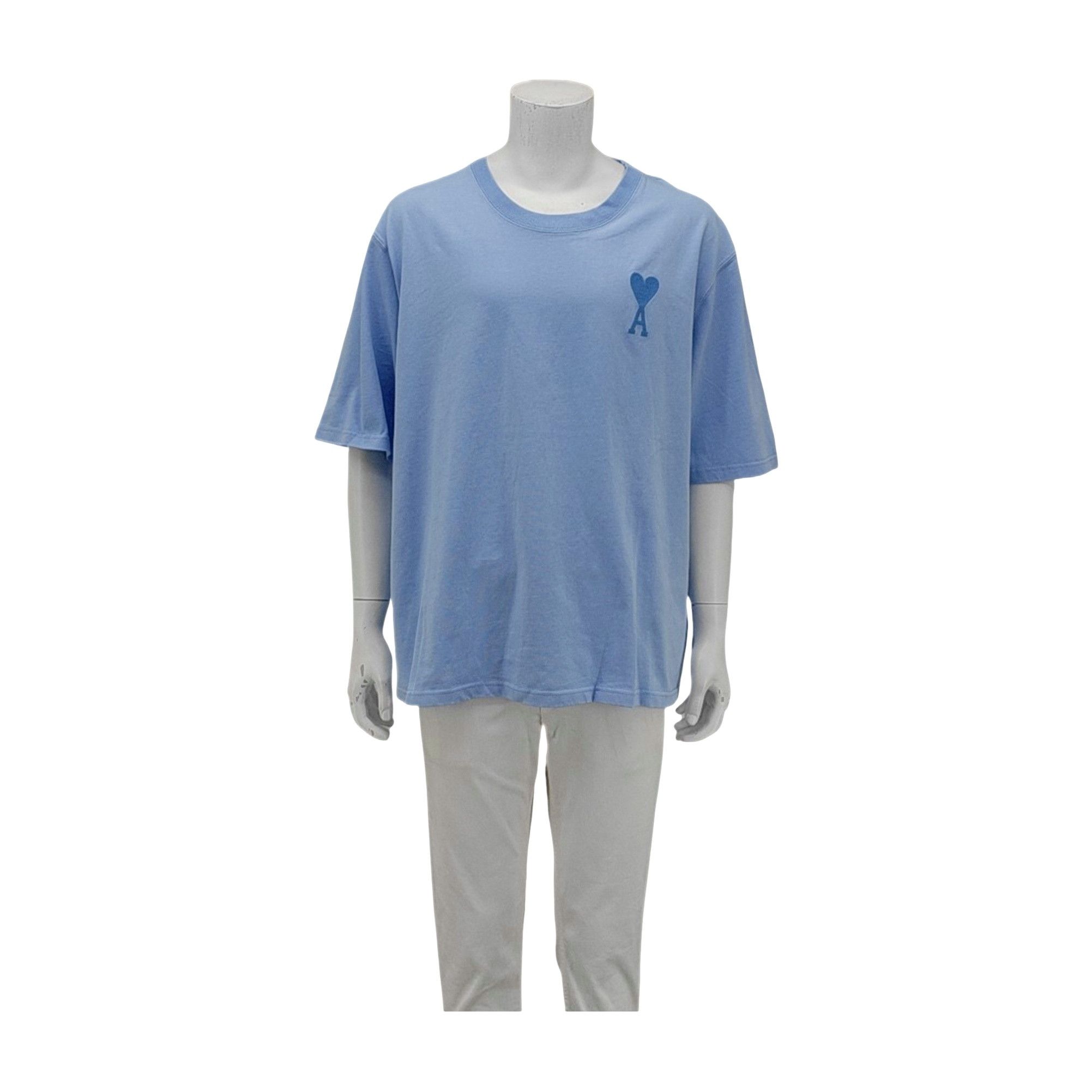 AMI AMI Ami de Coeur Blue T-Shirt XL Size US XL / EU 56 / 4 - 1 Thumbnail