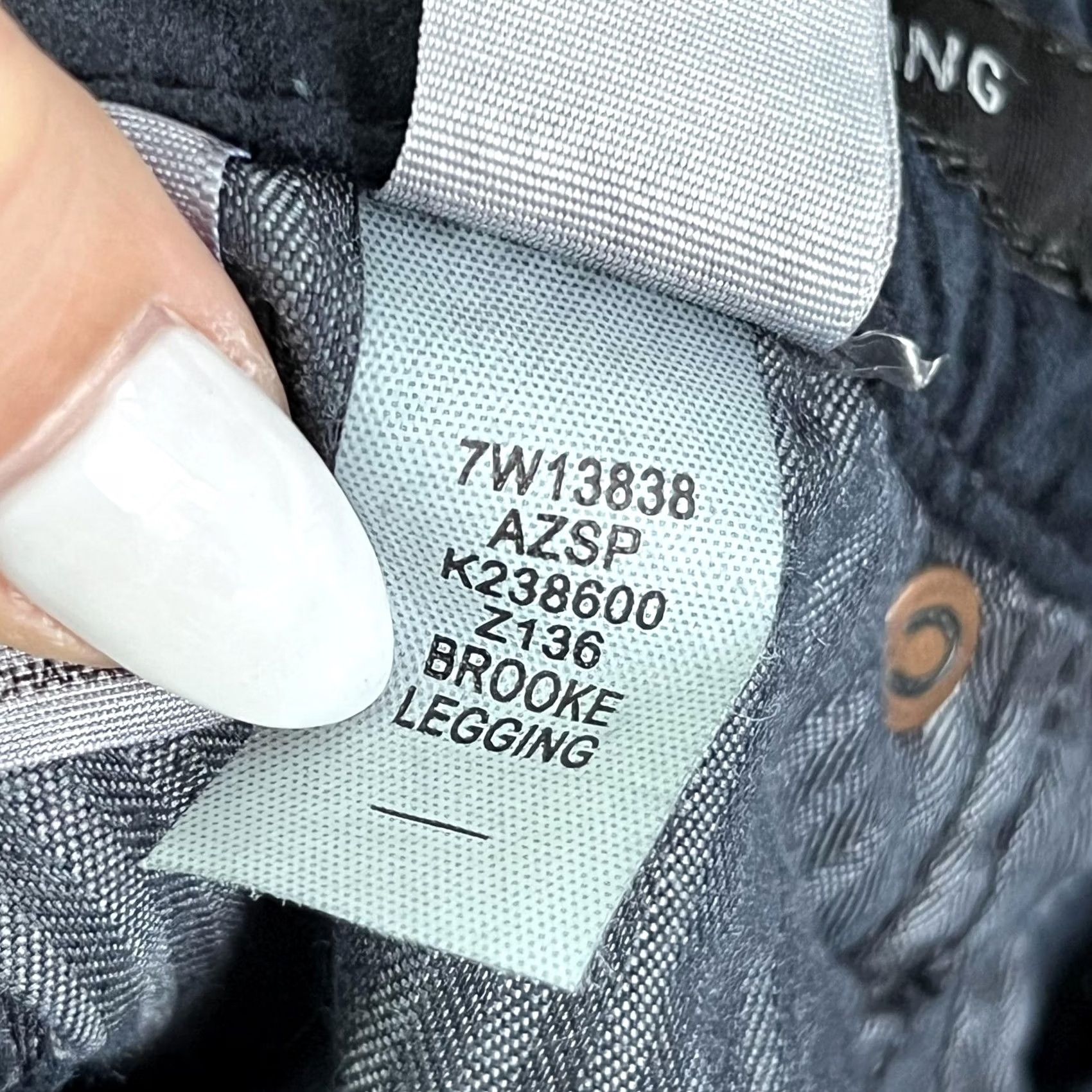 Lucky Brand Lucky Brand Jeggings Womens 8 Gray Brooke Legging Denim Stretch Skinny Casual Everyday Wear Size 30" / US 8 / IT 44 - 7 Thumbnail