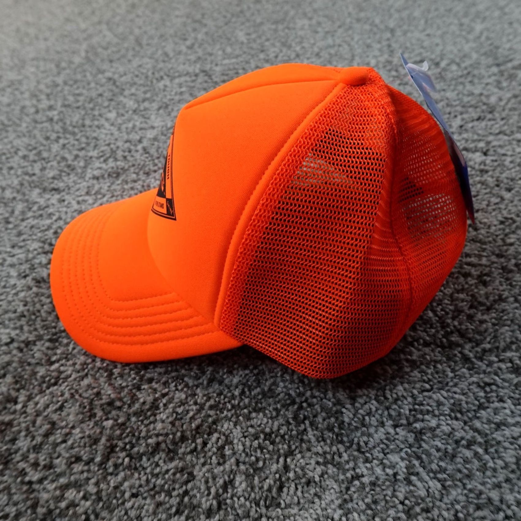 Vintage Columbia Hat Cap Mens One Size Blaze Orange Adjustable Snap Back PHG Outdoor Hunting Size 44L - 3 Thumbnail