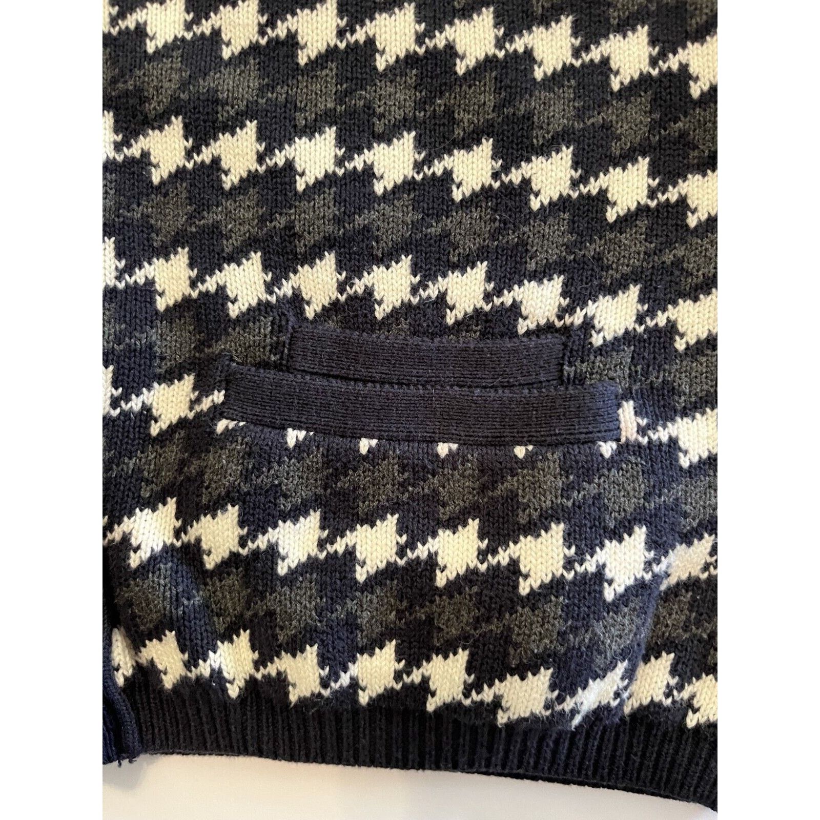 Tommy Hilfiger VTG Y2K Tommy Hilfiger Houndstooth Cardigan Japan Women’s L Size L / US 10 / IT 46 - 4 Thumbnail