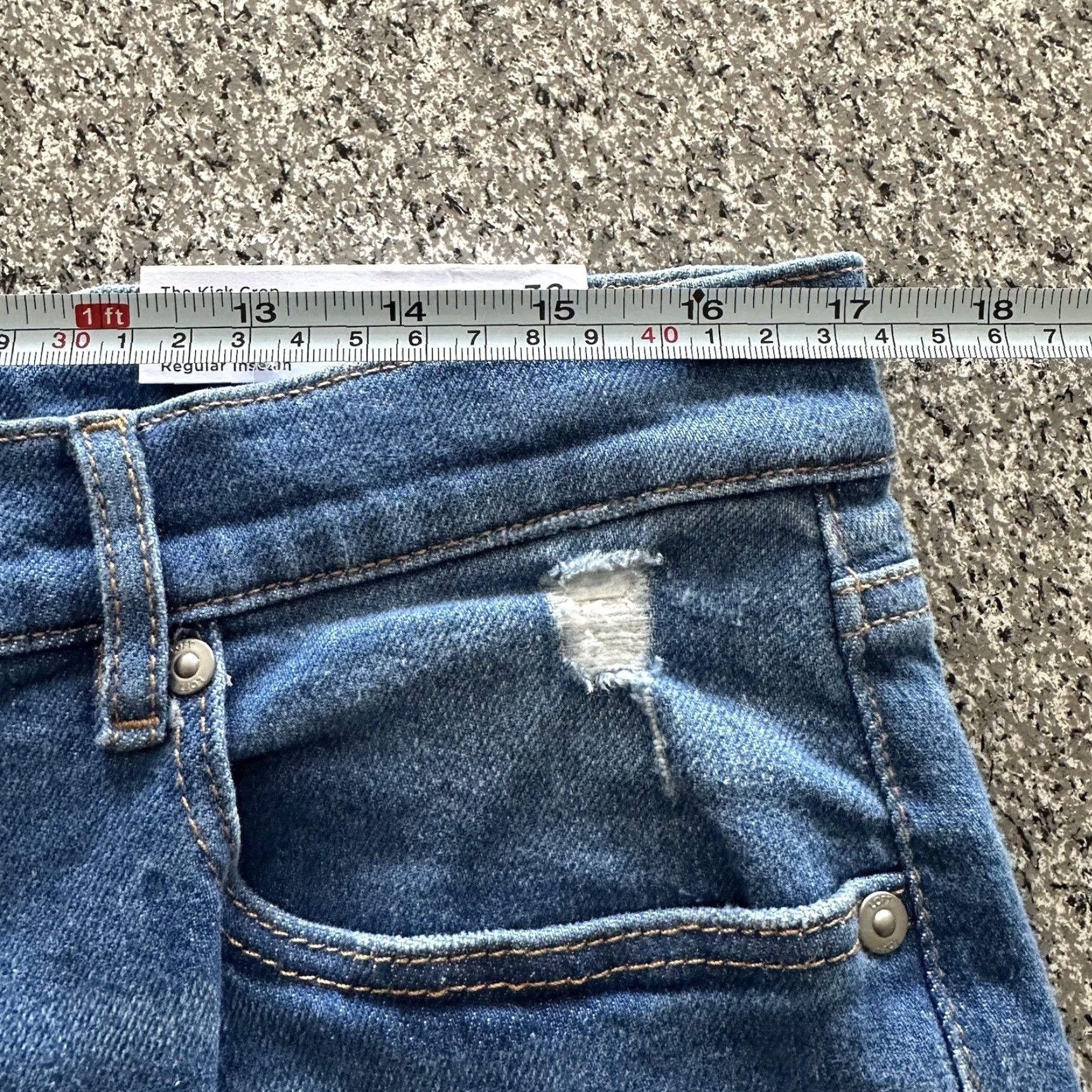 Ann Taylor Ann Taylor Loft Jeans Women’s 14 32x26 High Rise Crop Distressed Medium Jeans Size 24" / US 00 / IT 34 - 7 Thumbnail