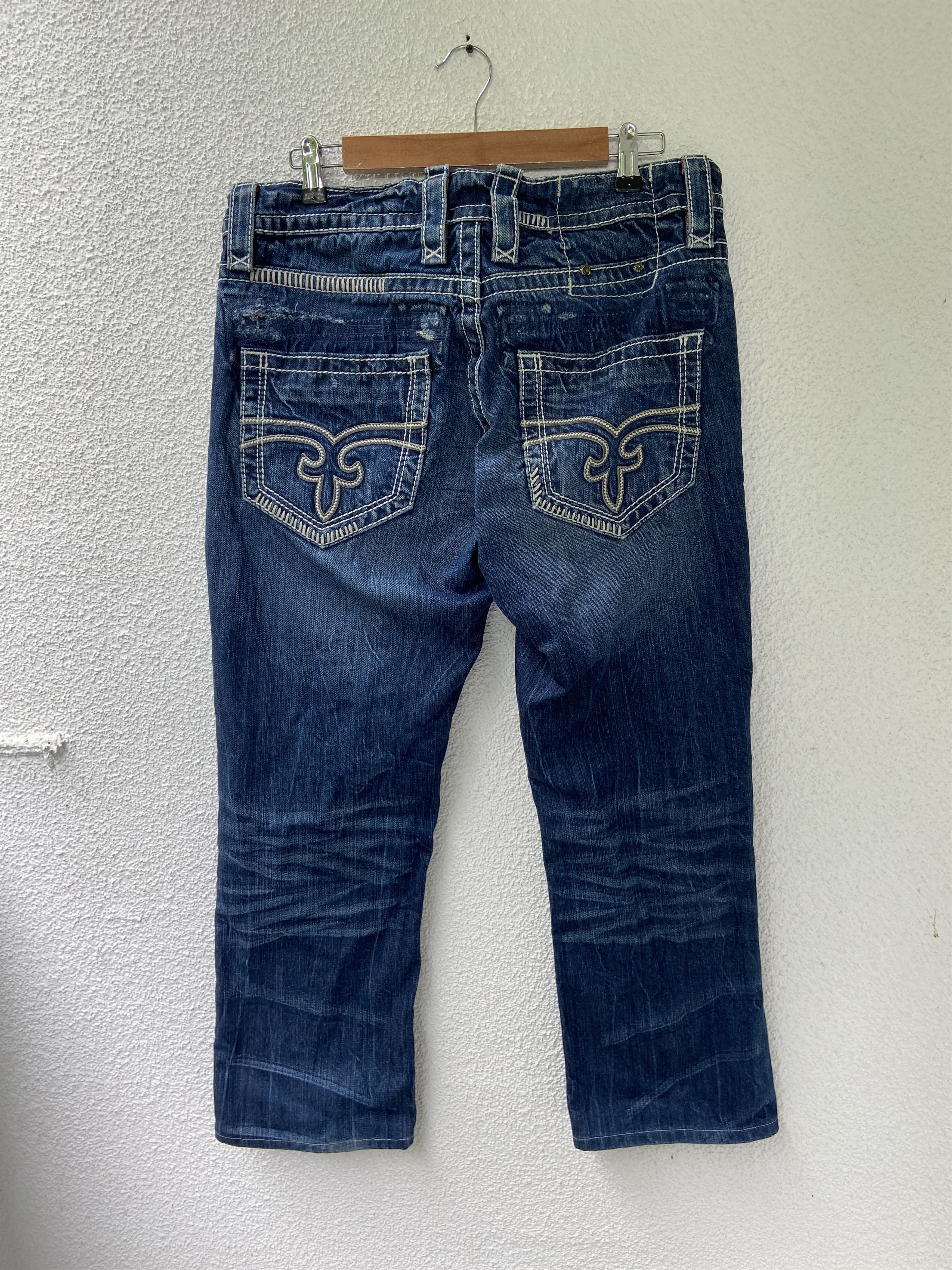 Rock Revival Rock Revival washed metal jeans pants Steven Straight Size US 33 - 7 Thumbnail