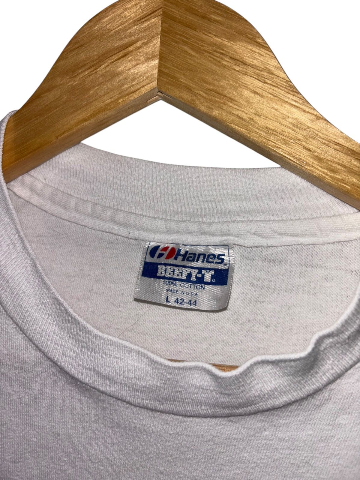 Hanes × Vintage Vintage 1990 Denver Grand Prix Promo T-Shirt Size US L / EU 52-54 / 3 - 5 Thumbnail