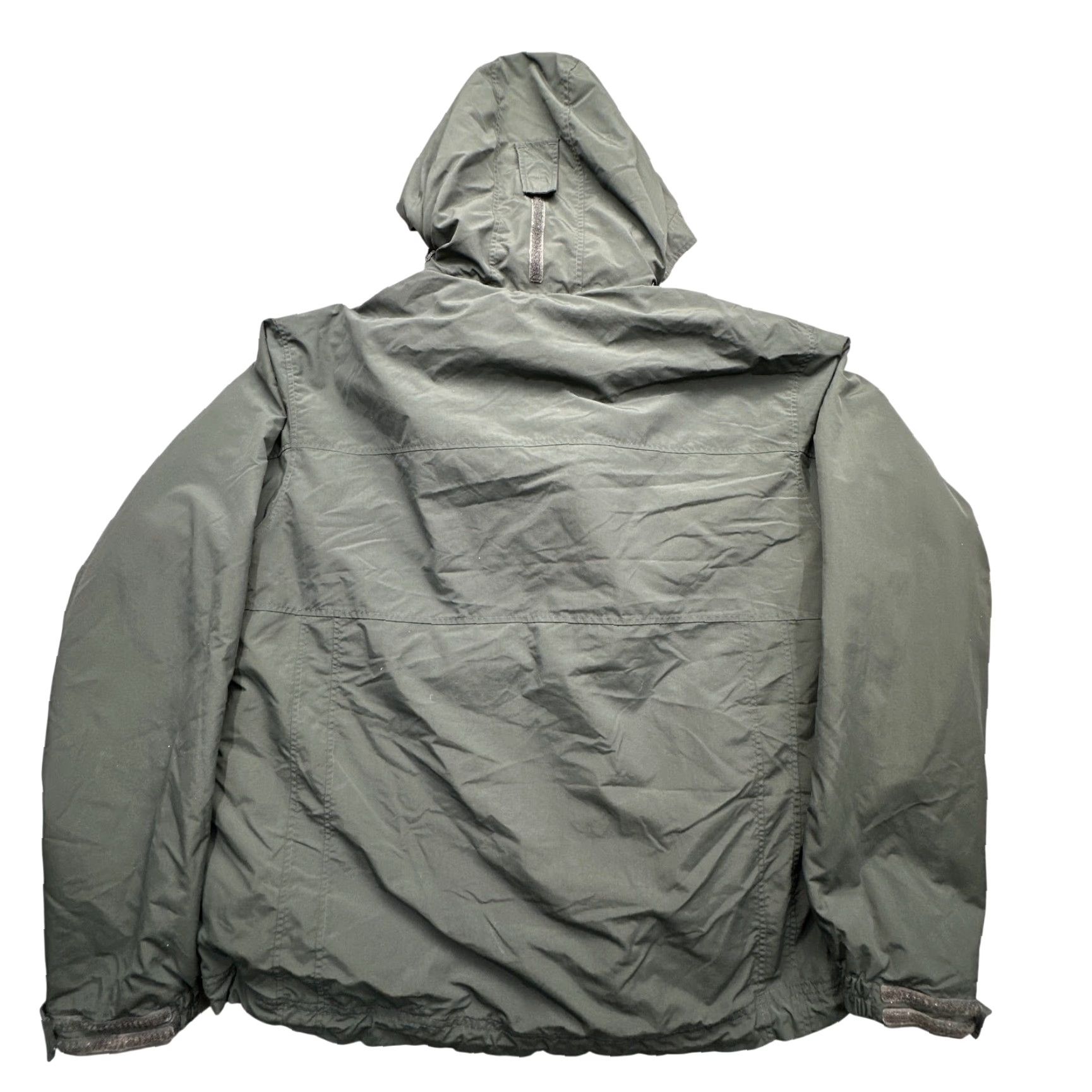Vintage VINTAGE LL Bean 3-in-1 Jacket Mens M Green Hooded Full Zip Nylon Fleece 3-in-1 Jacket Mens Green Full Zip Size US M / EU 48-50 / 2 - 2 Thumbnail