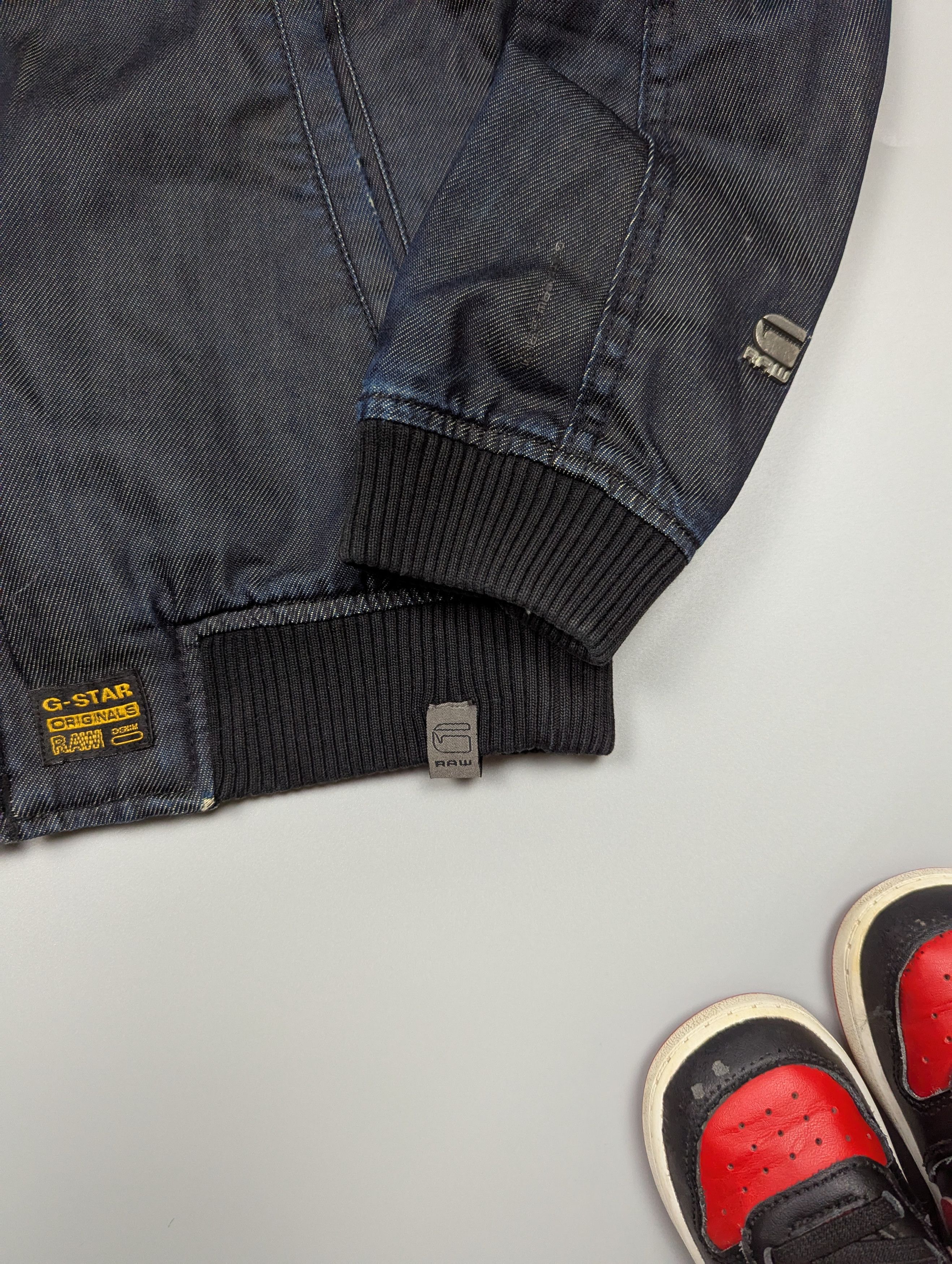 G-Star × Vintage G-Star RAW Dawn Denim Jacket Womens Dark Blue FullZip Jacket Size XS / US 0-2 / IT 36-38 - 7 Thumbnail
