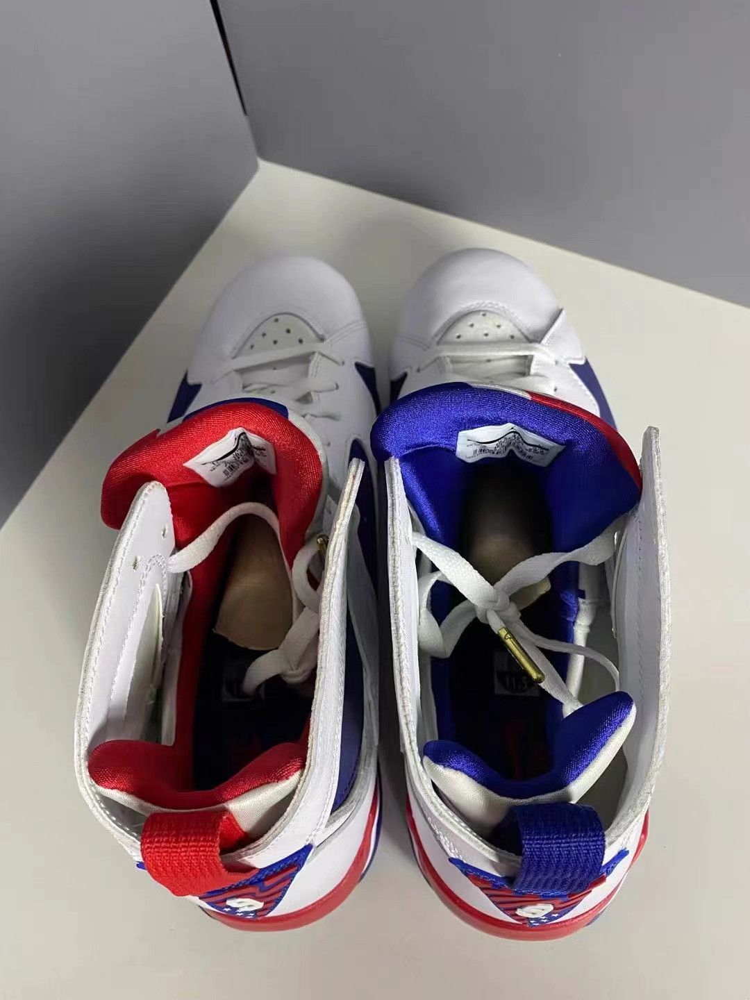 Jordan Brand Air Jordan 7 Retro New Olympic White Blue K15 Size US 10 / EU 43 - 7 Thumbnail