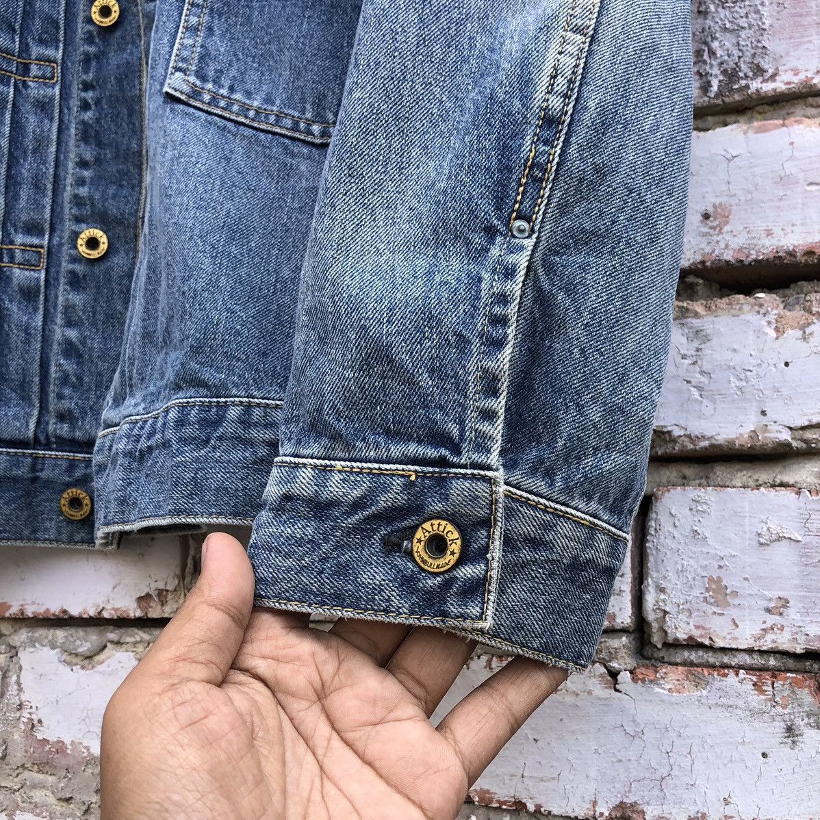 Johnbull Attick by Johnbull Type 1 Denim Jacket Made In Japan Size US L / EU 52-54 / 3 - 11 Thumbnail