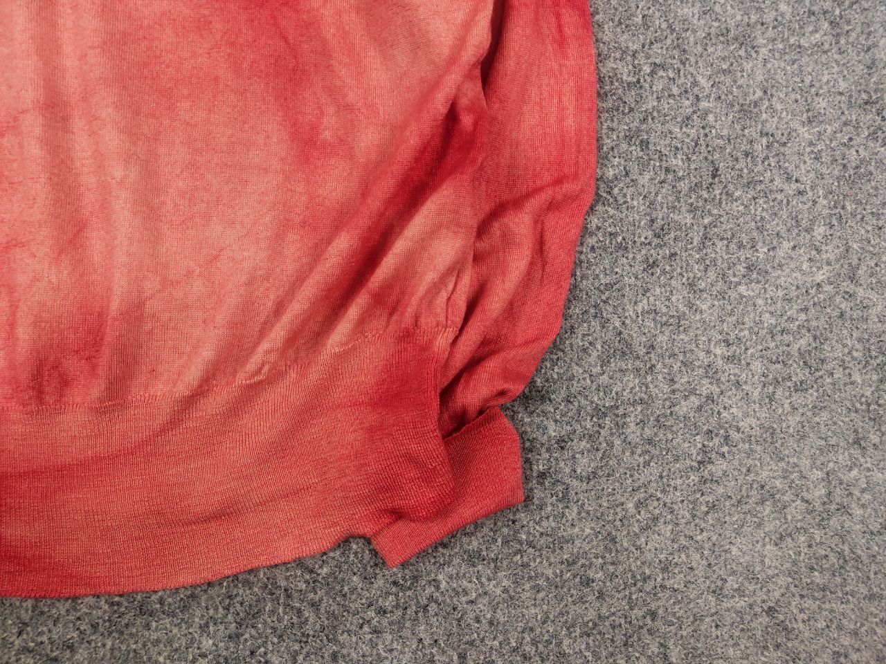 Other Scaglione Design merino x cashmere garment dyed red sweater Size M / US 6-8 / IT 42-44 - 6 Thumbnail