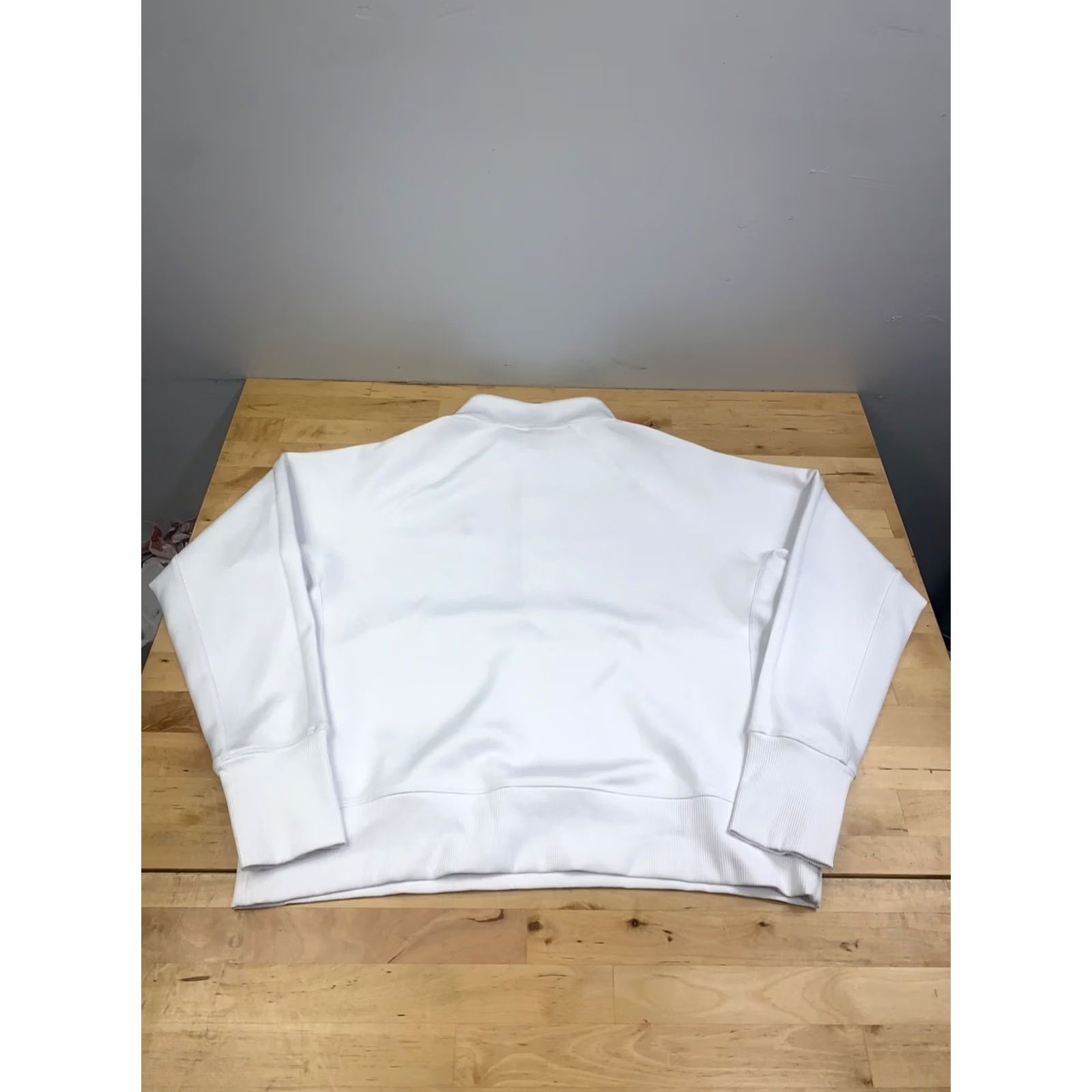 Vintage Greyson 1/4 Zip Pullover Women M White Golf Activewear Stretch Mock Neck Long Sleeve Size M / US 6-8 / IT 42-44 - 7 Thumbnail