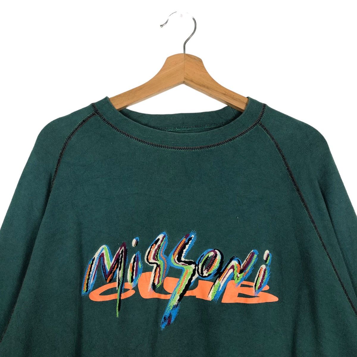 Missoni 🔥90’s Vintage Missoni Club Crewneck Sweatshirt Big Logo Size US M / EU 48-50 / 2 - 2 Thumbnail