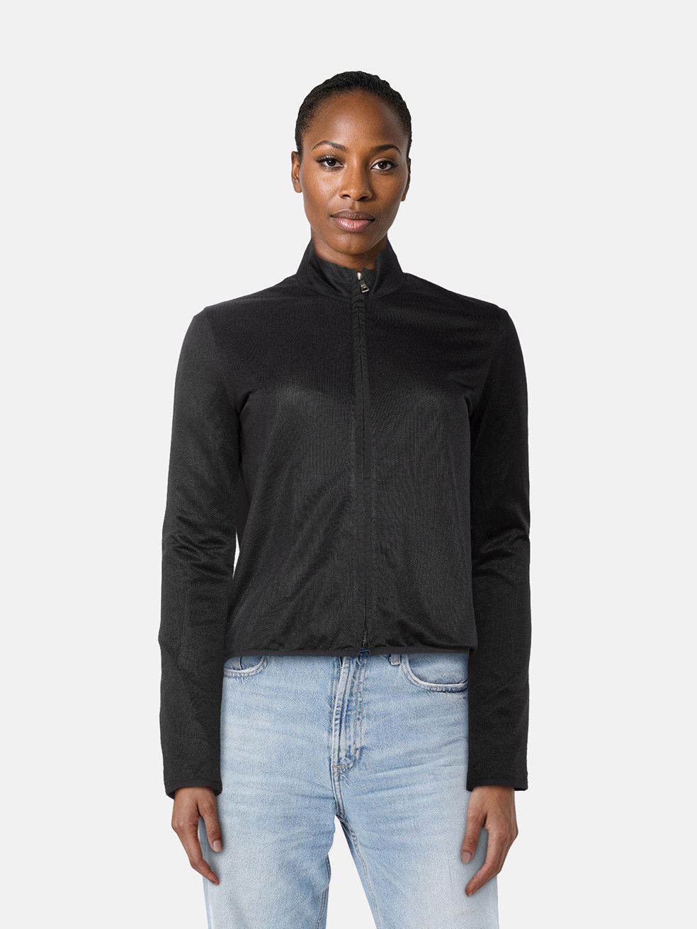 Prada Prada Sport Black Front Zip Jacket Size M / US 6-8 / IT 42-44 - 1 Thumbnail