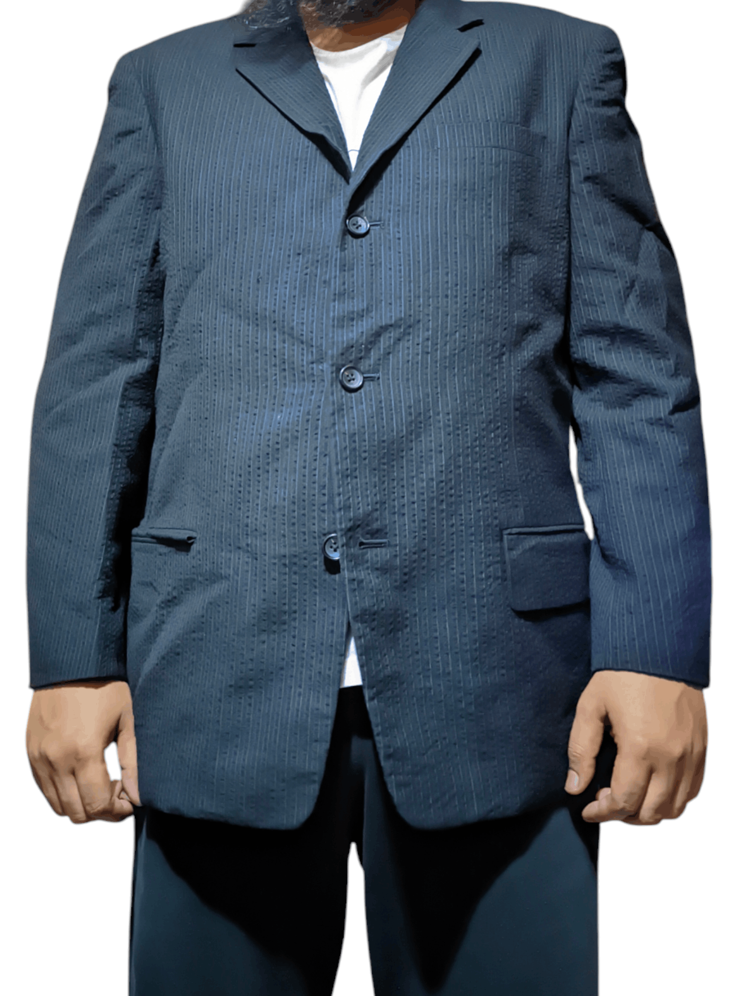 Yohji Yamamoto Steals🔥Yohji Yamamoto Blazer Jacket Wool Rayon Size US L / EU 52-54 / 3 - 10 Thumbnail