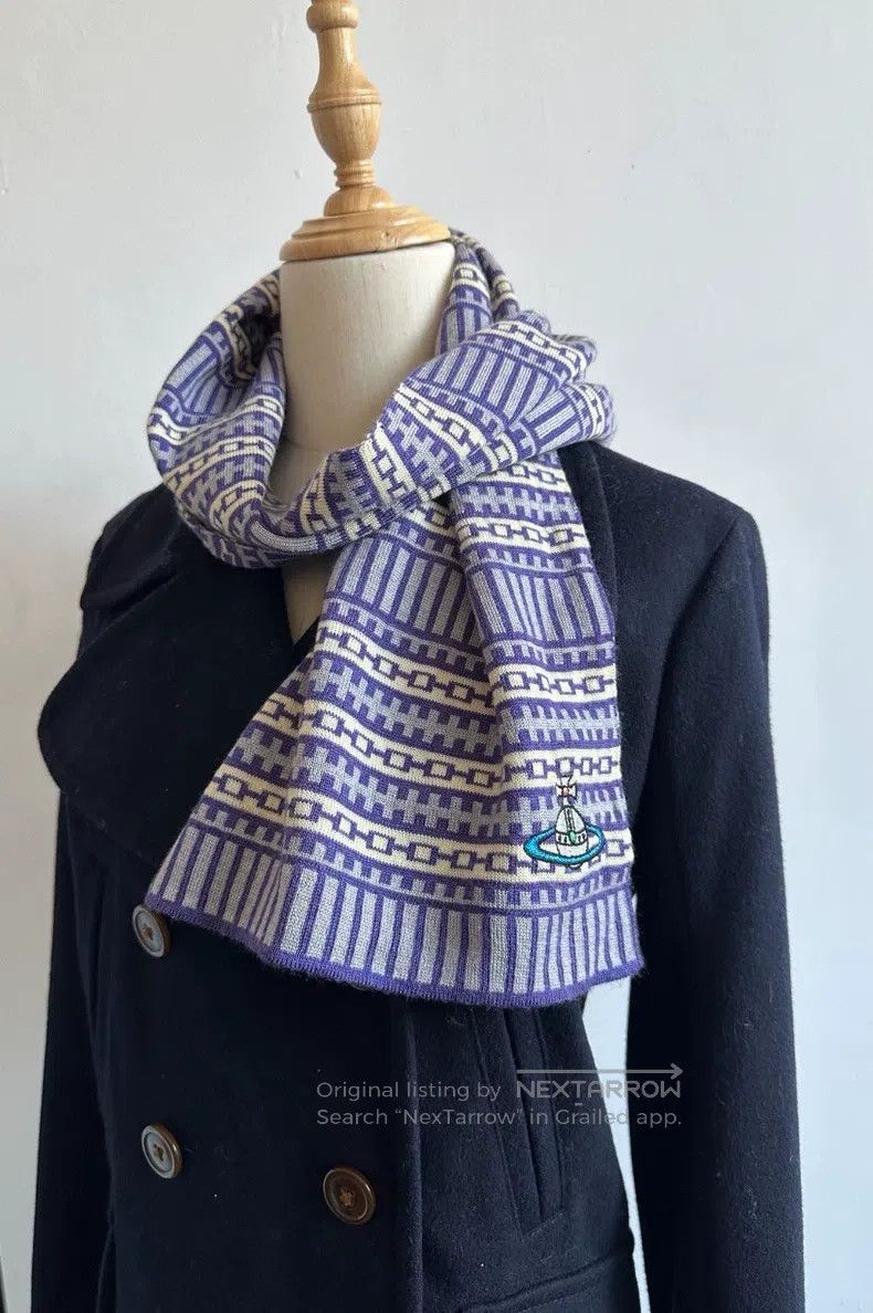 Vivienne Westwood Vivienne Westwood size 150*26cm Vintage knitted scarf Size ONE SIZE - 1 Thumbnail