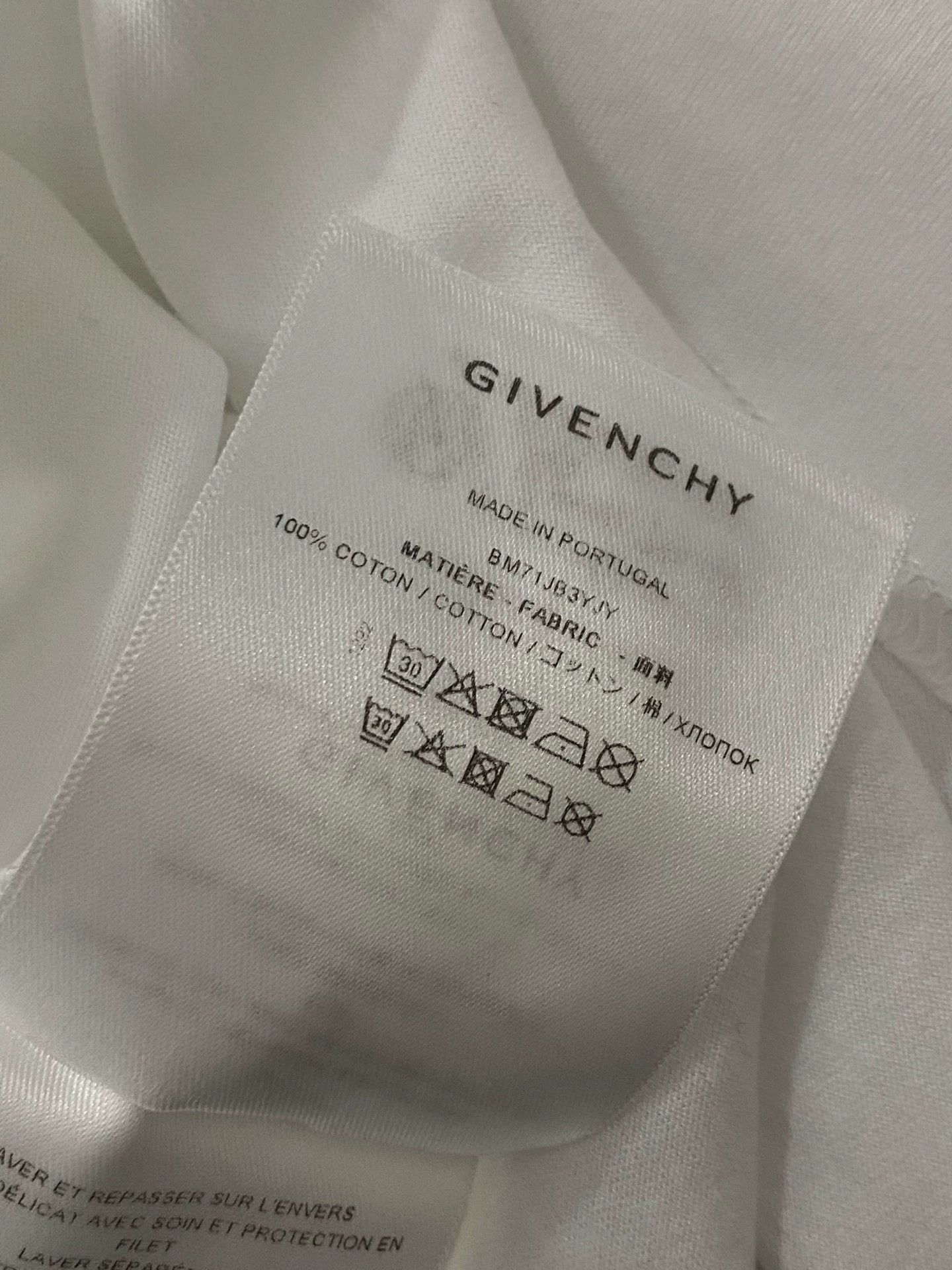 Givenchy Givenchy Men's Short Sleeve Graphic T-Shirt Size US S / EU 44-46 / 1 - 7 Thumbnail