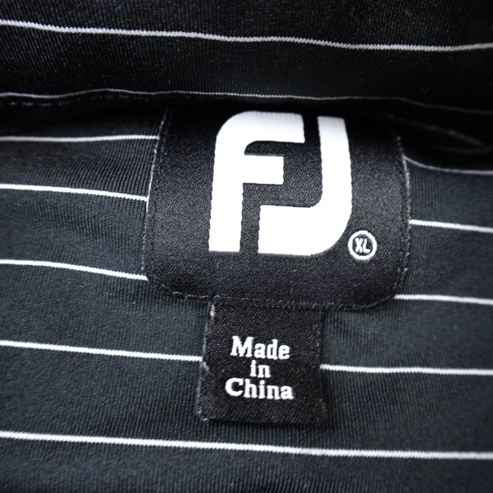 Footjoy FootJoy Polo Shirt Mens XL Black White Golf Performance Stretch Casual Polo Shirt Size US XL / EU 56 / 4 - 6 Thumbnail