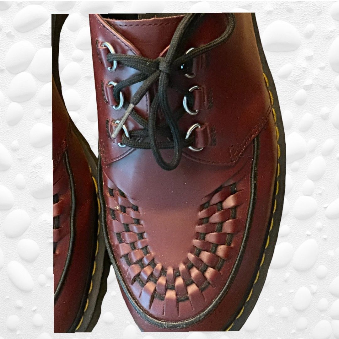 Dr. Martens Vintage Dr. Martens 3 Eyelets OxBlood Red Leather Size US 12 / EU 45 - 7 Thumbnail