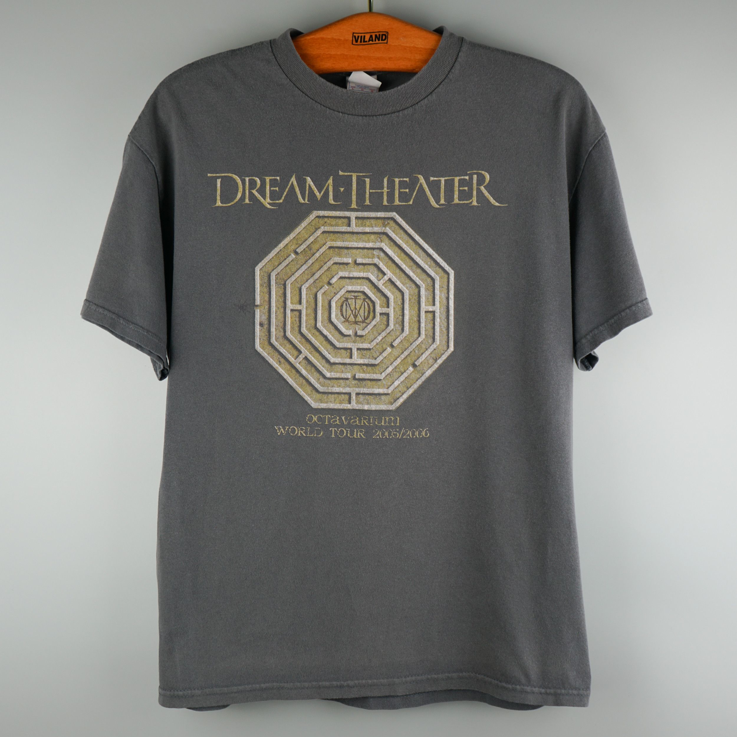 Dream Theater Tour T Shirt gray grey tee l large new 2012