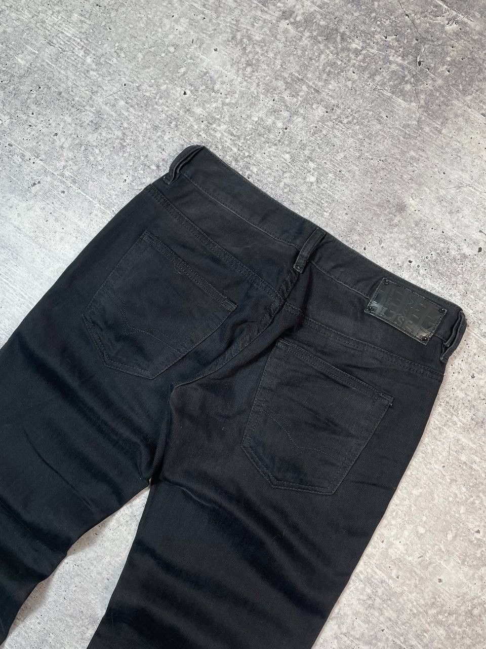 Diesel Vintage 00s Diesel Ryoth-N Flared Bootcut Denim Jeans Y2K Size 29" - 6 Thumbnail