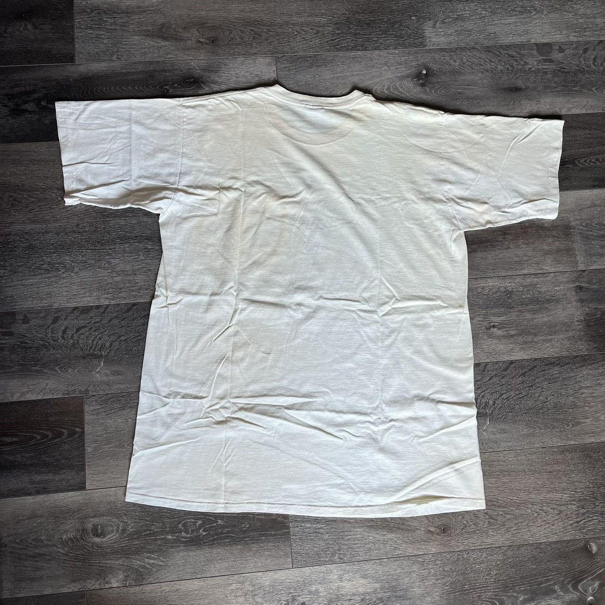 Prince Vintage 1990s Prince Tennis Graphic Logo Tee Shirt Off White Size US XL / EU 56 / 4 - 2 Thumbnail