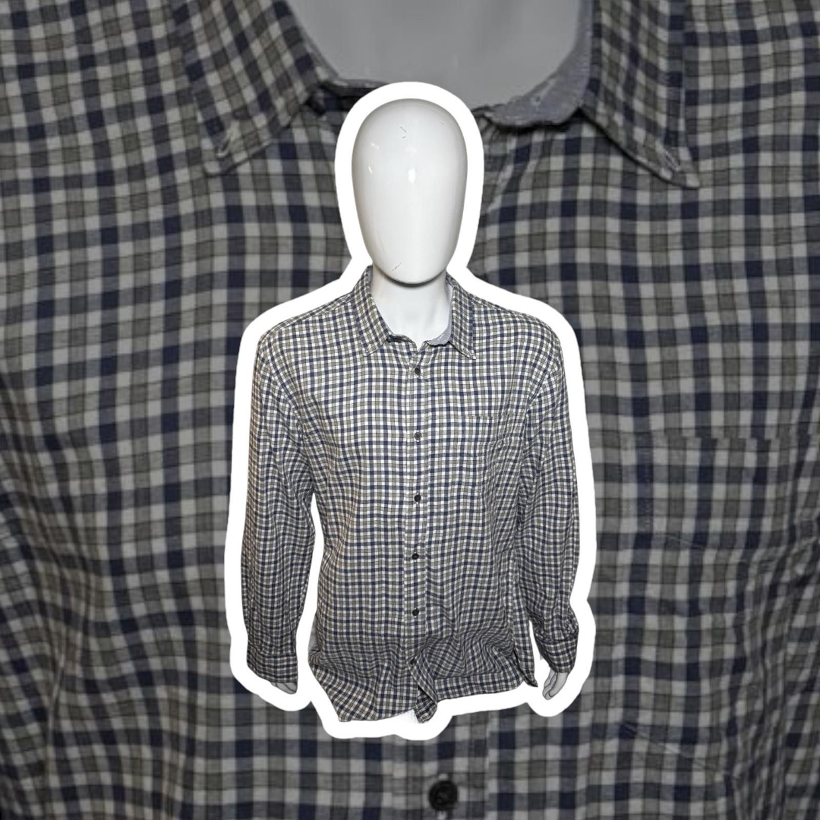 Tommy Hilfiger Stylish Checkered Long Sleeve Shirt Size US XL / EU 56 / 4 - 1 Thumbnail