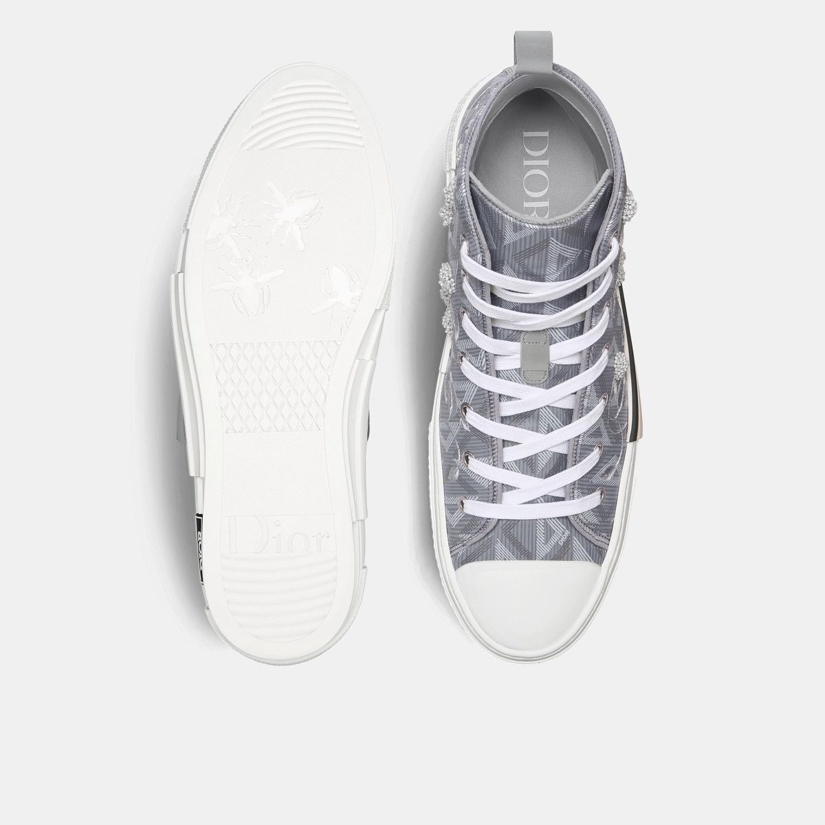 Dior o1bcso1str0226 B23 High-Top Sneaker in Grey Size US 10 / EU 43 - 7 Thumbnail