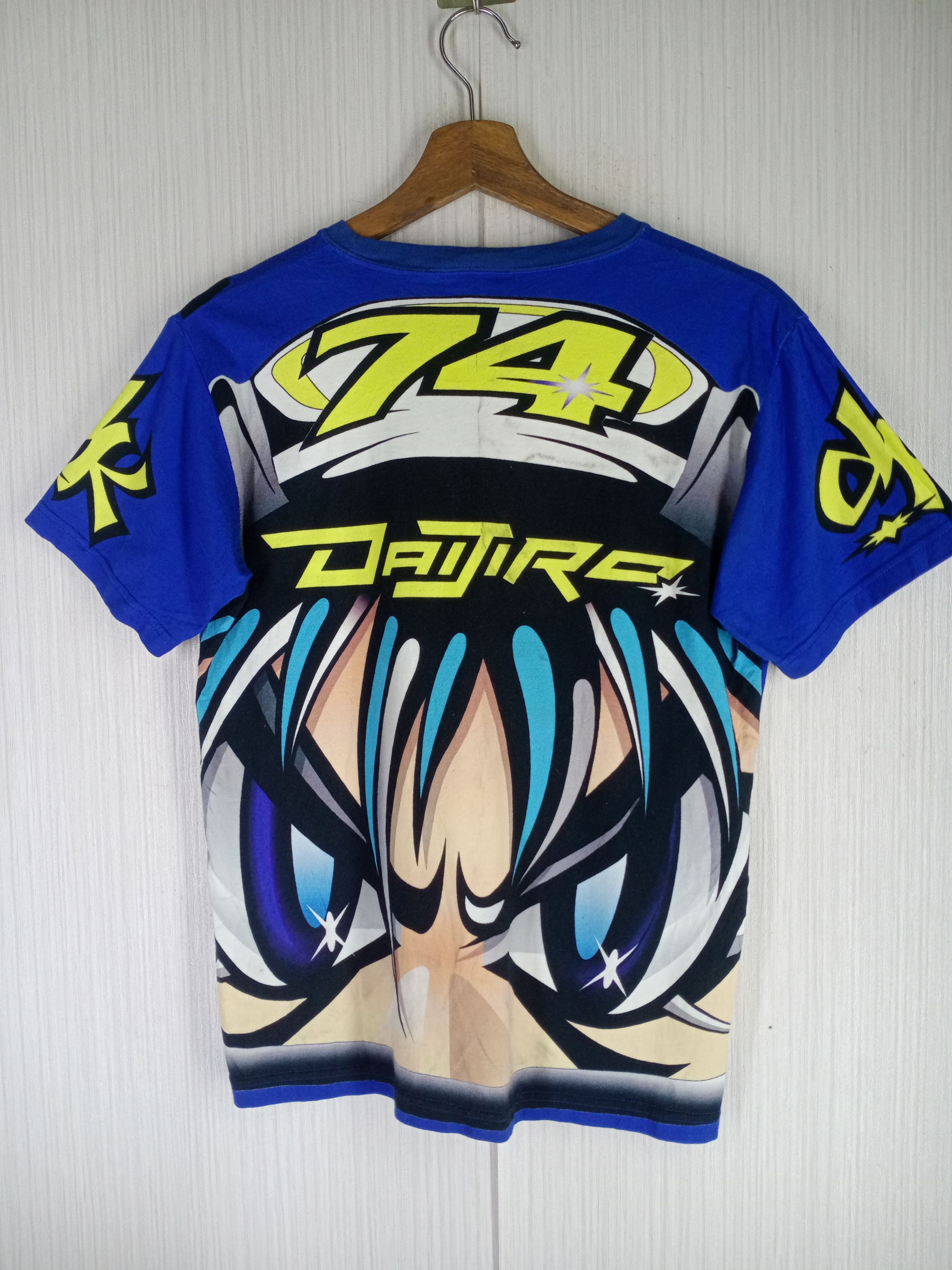 Gear for Sports × Vintage Rare Vintage MOTOGP Daijiro Kato 74 Tshirt Size US S / EU 44-46 / 1 - 1 Thumbnail