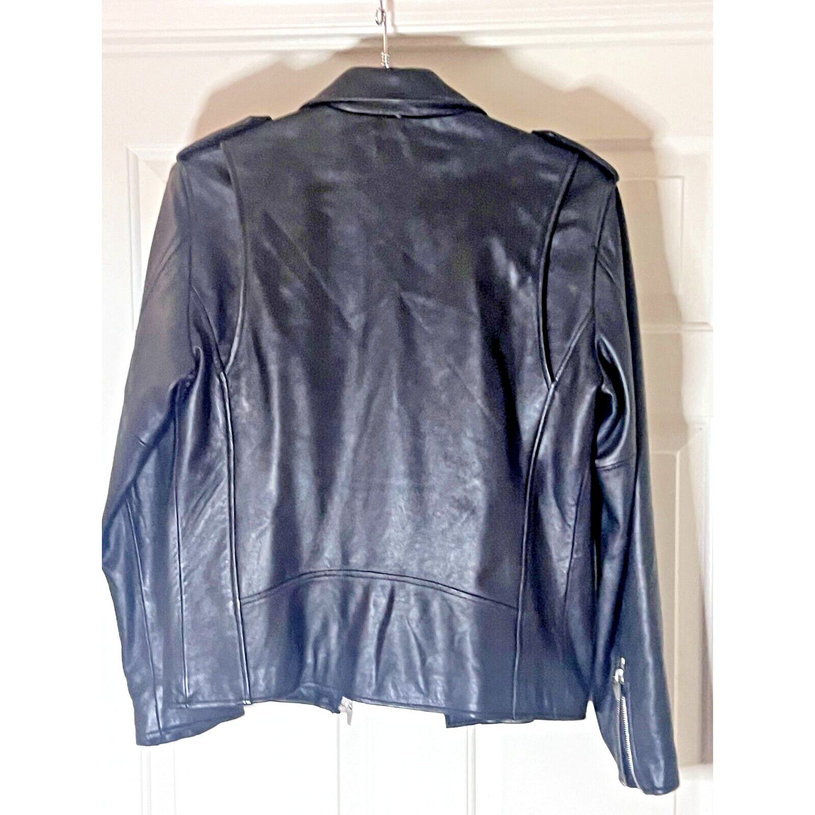 Zara Zara Authentic Lamb skin leather biker jacket mens XL Size US XL / EU 56 / 4 - 2 Thumbnail