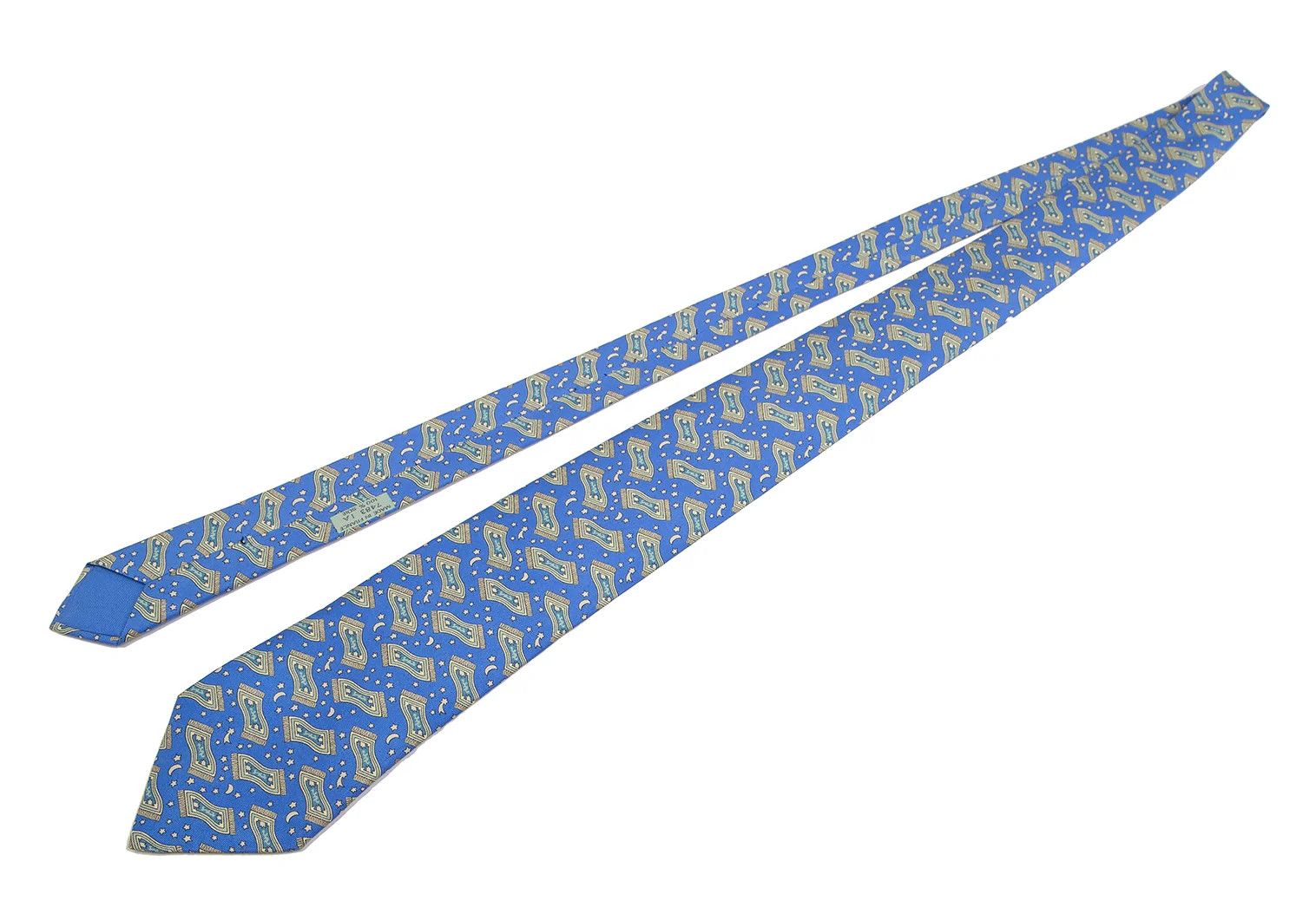 Hermes Silk Tie Carpet in Light Blue Size ONE SIZE - 2 Thumbnail
