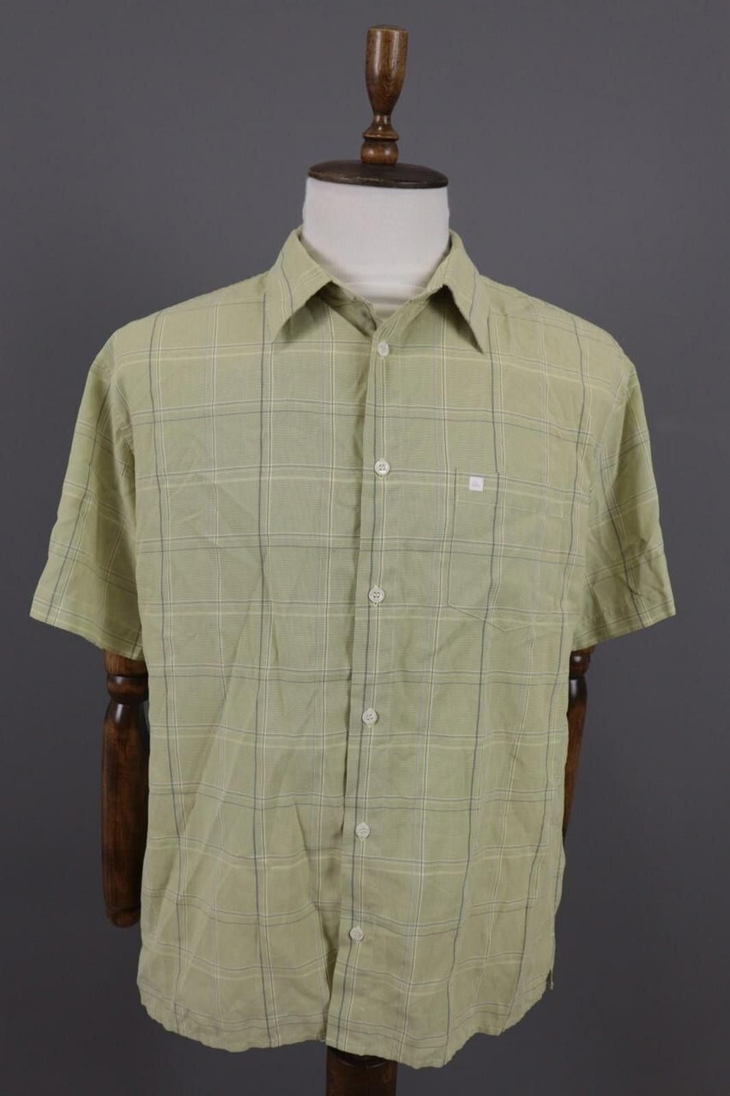 Quiksilver Quiksilver Hiking Green Check Pocket Outdoor Shirt Size L Size US L / EU 52-54 / 3 - 1 Thumbnail