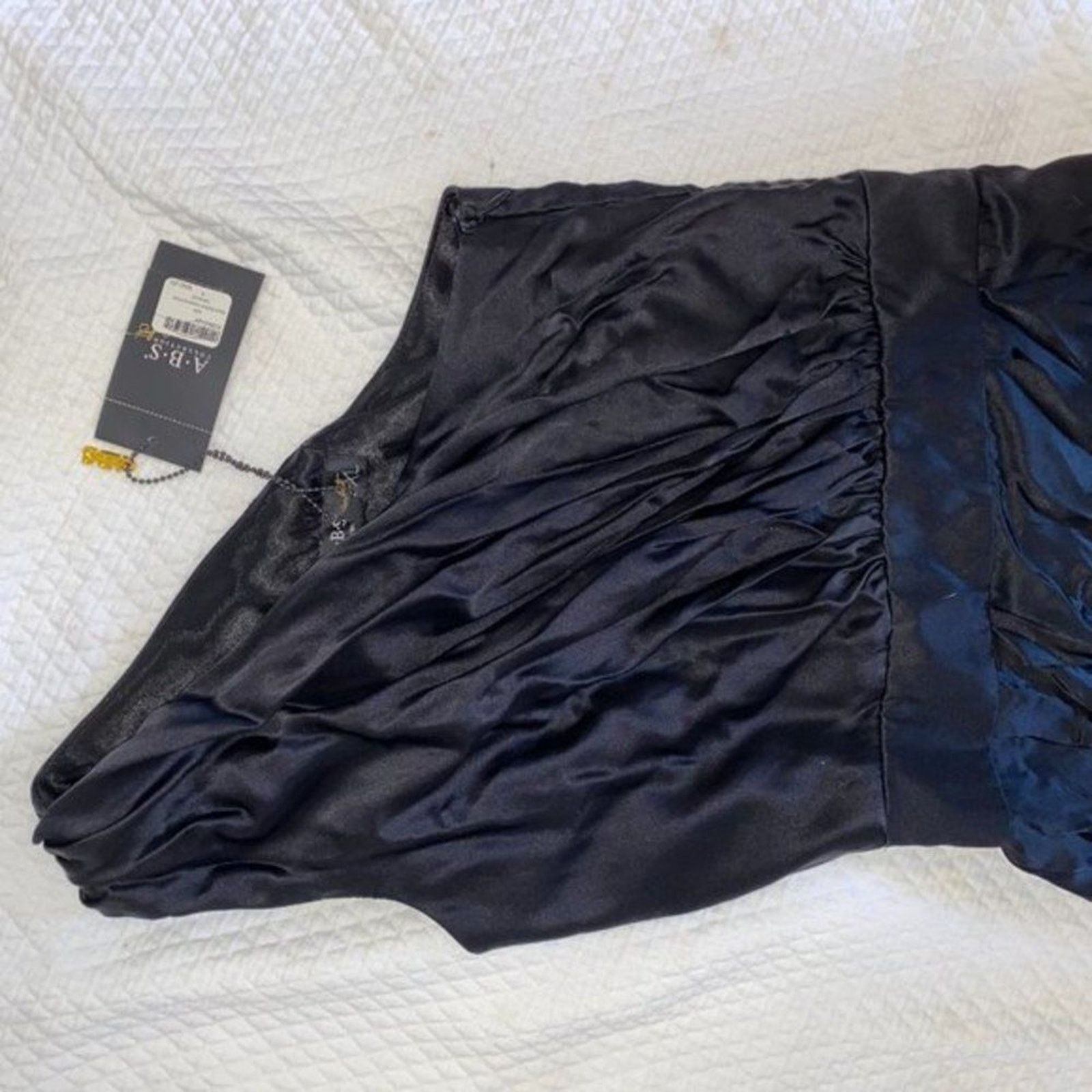 Other ABS Black One Shoulder Jumpsuit | Sz 4, NWT Size 27" / US 4 / IT 40 - 3 Thumbnail