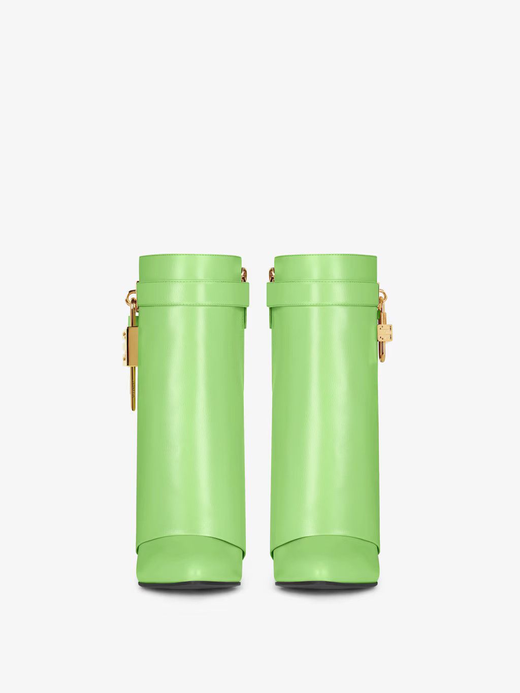 Givenchy o1w1db10525 Shark Lock Ankle Boots in Green Size US 7 / IT 37 - 3 Thumbnail