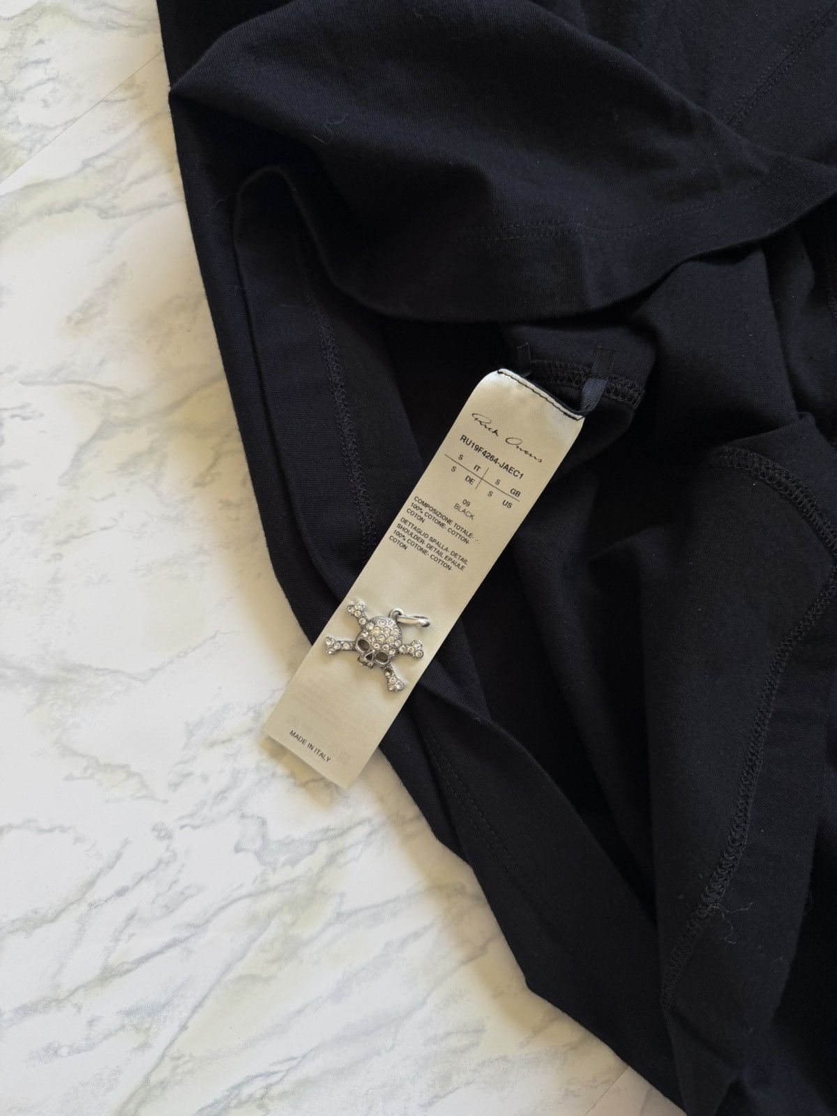 Rick Owens Rick Owens FW19 Larry Level Tee Size US S / EU 44-46 / 1 - 6 Thumbnail