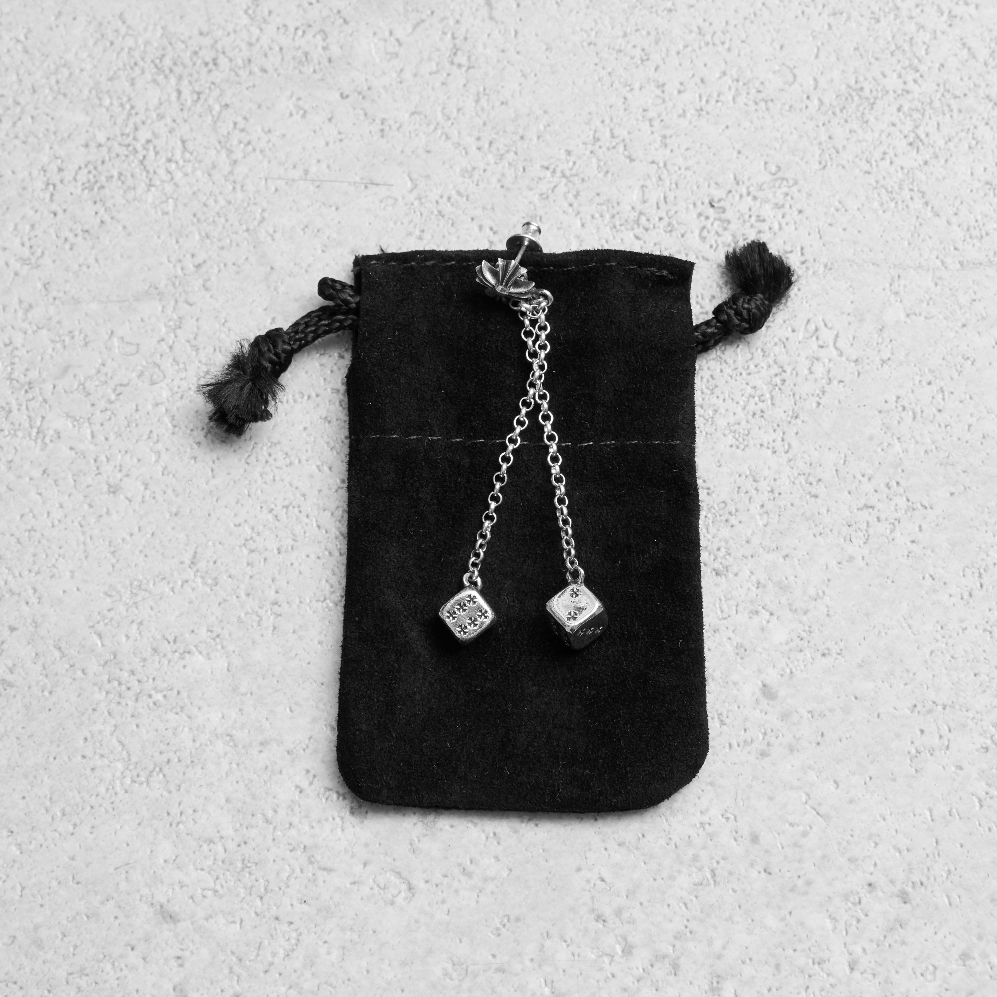 Chrome Hearts CHROME HEARTS CH Plus Post Dice Left Side Earring Size ONE SIZE - 3 Thumbnail