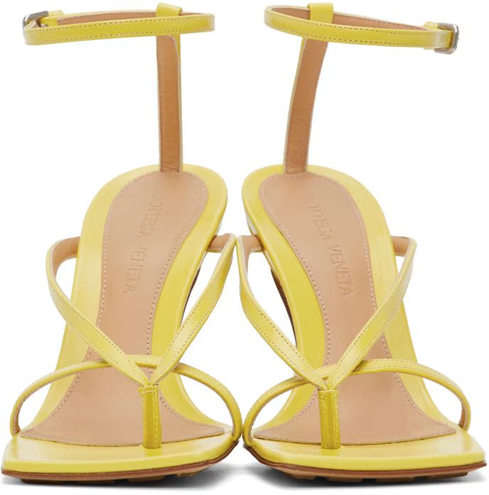 Bottega Veneta o1n1vont1124 Stretch Sandals in Pears Size US 5.5 / IT 35.5 - 2 Thumbnail