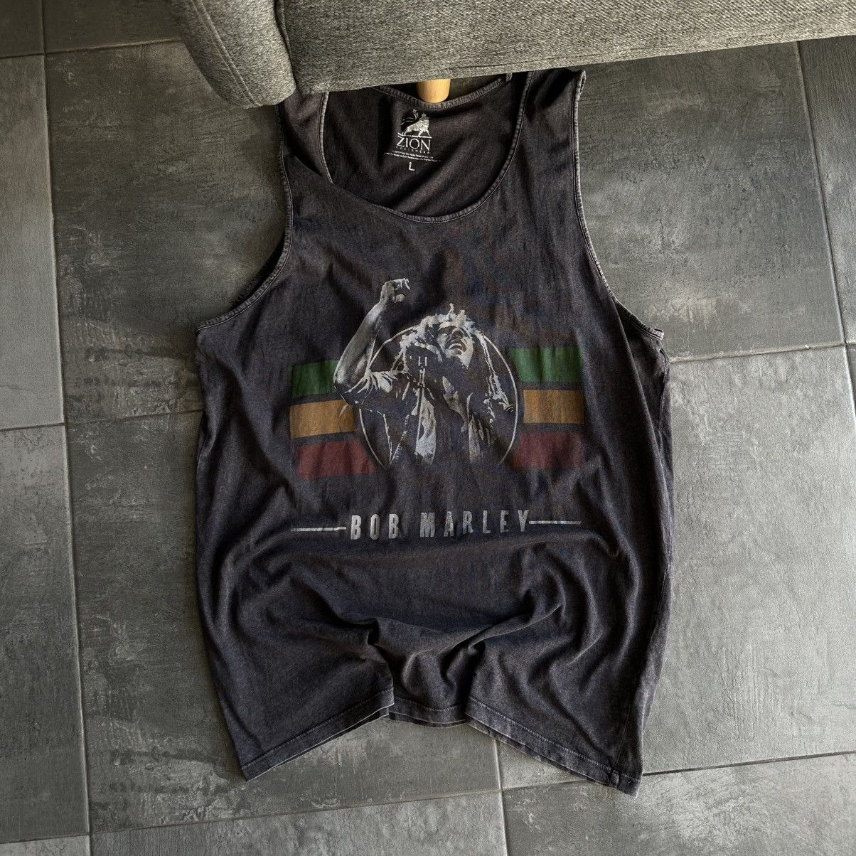 Vintage Adult Japanese Style Bob Marley Tank Top Sleeveless