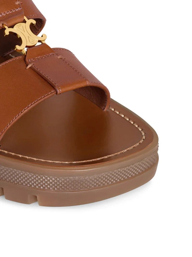Celine CELINE Clea $970 Tan Leather Mules New & Authentic Size US 6 / IT 36 - 4 Thumbnail