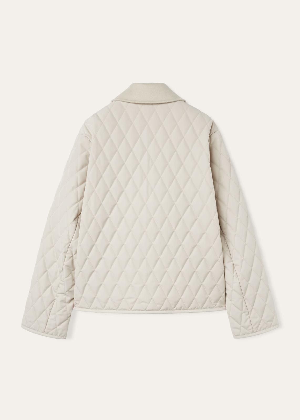 Loro Piana o1srvl11e0125 FAO0597 Yasu Blouson Jacket in Light Beige Size S / US 4 / IT 40 - 2 Thumbnail