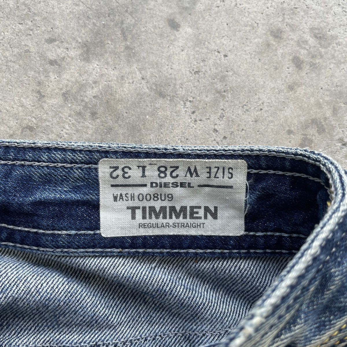 Diesel Vintage Diesel Timmen Distressed Jeans Faded Denim Pants Size US 29 - 8 Thumbnail