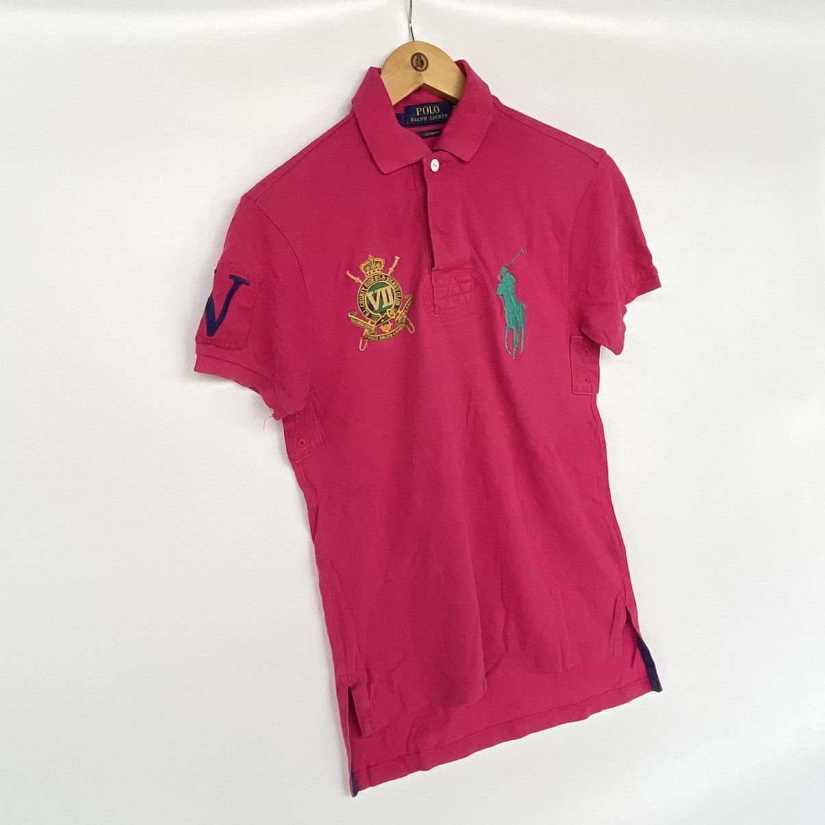 Other Vintage Pink Polo Ralph Lauren Shirt Pullover Jumper Size XS Size XS / US 0-2 / IT 36-38 - 3 Thumbnail