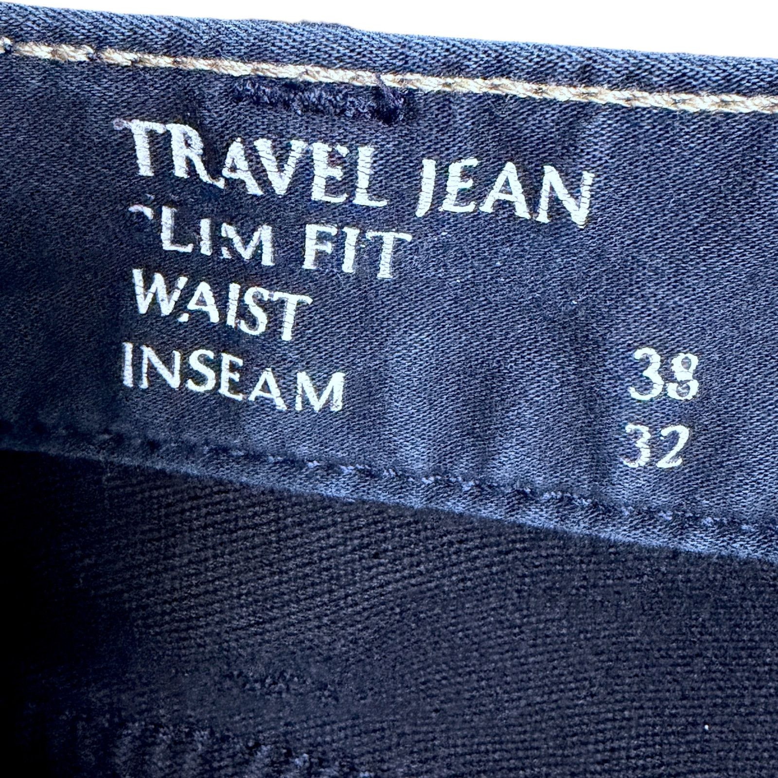 Banana Republic Banana Republic Men's 38x32 Navy Slim Straight Travel Jeans Size US 38 / EU 54 - 7 Thumbnail