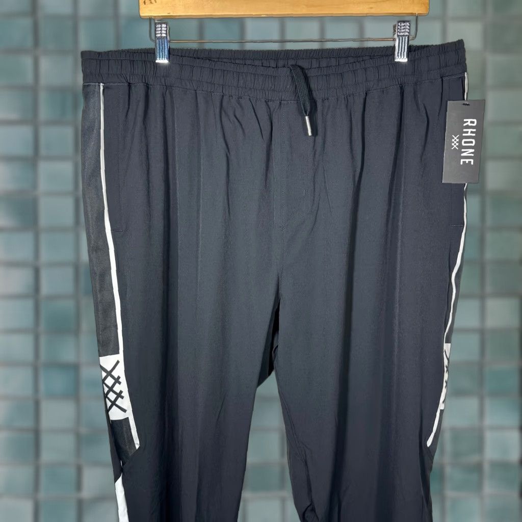 Rhone Coaches Track Pant Mens XXL Black Performance NWT