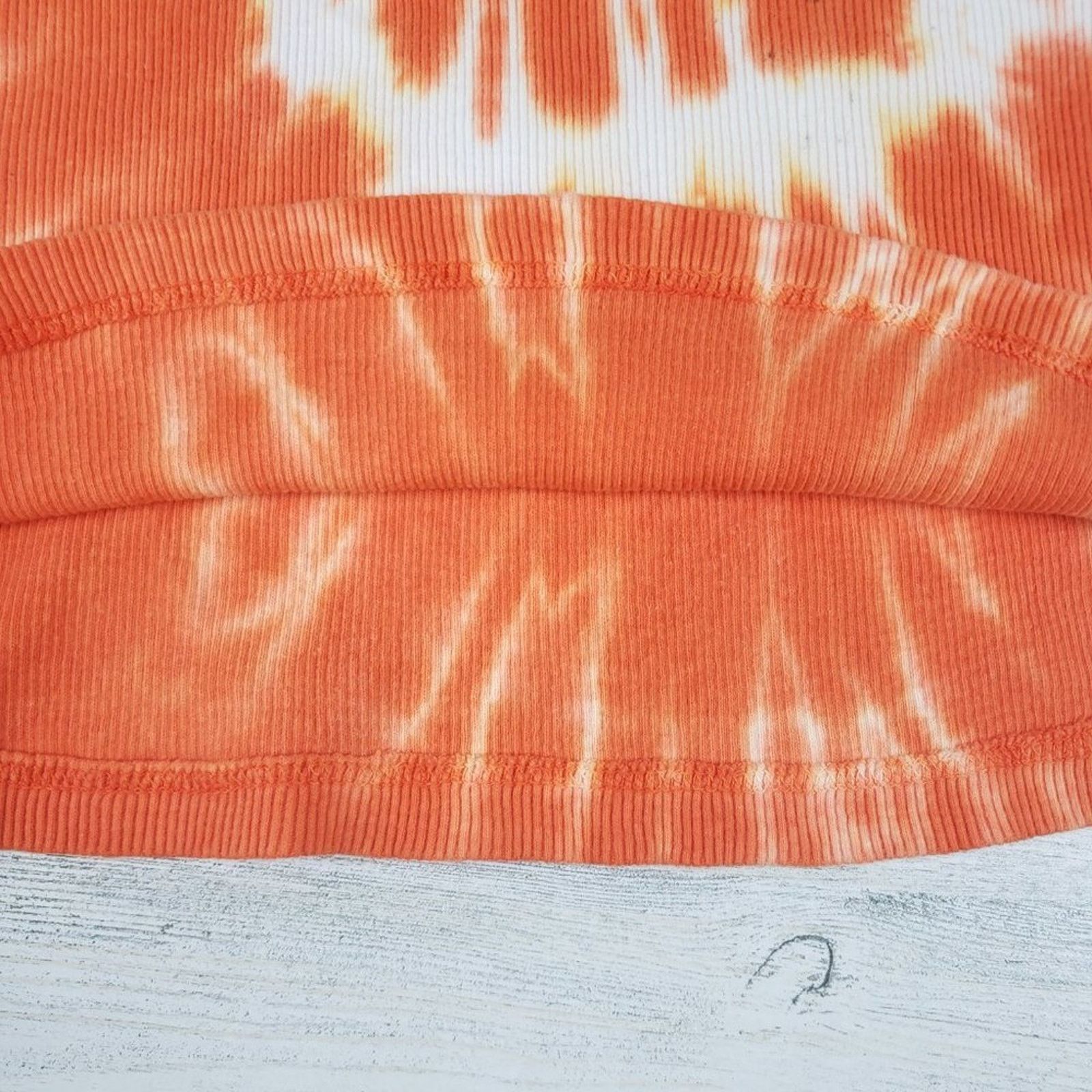 Other NWOT Point Sportswear Tie Dye Orange Spiral Tank Top Medium Size M / US 6-8 / IT 42-44 - 10 Thumbnail