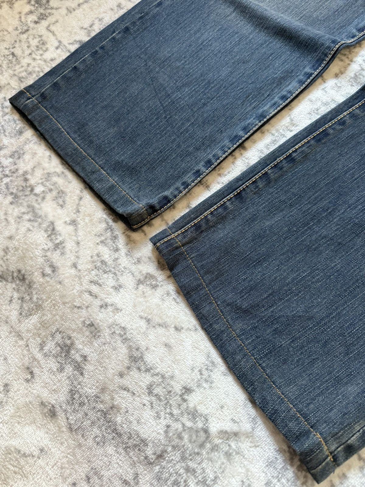 Japanese Brand Osaka Big Train Japan Over Stitch Boro Yakuza Jeans Size US 32 / EU 48 - 14 Thumbnail
