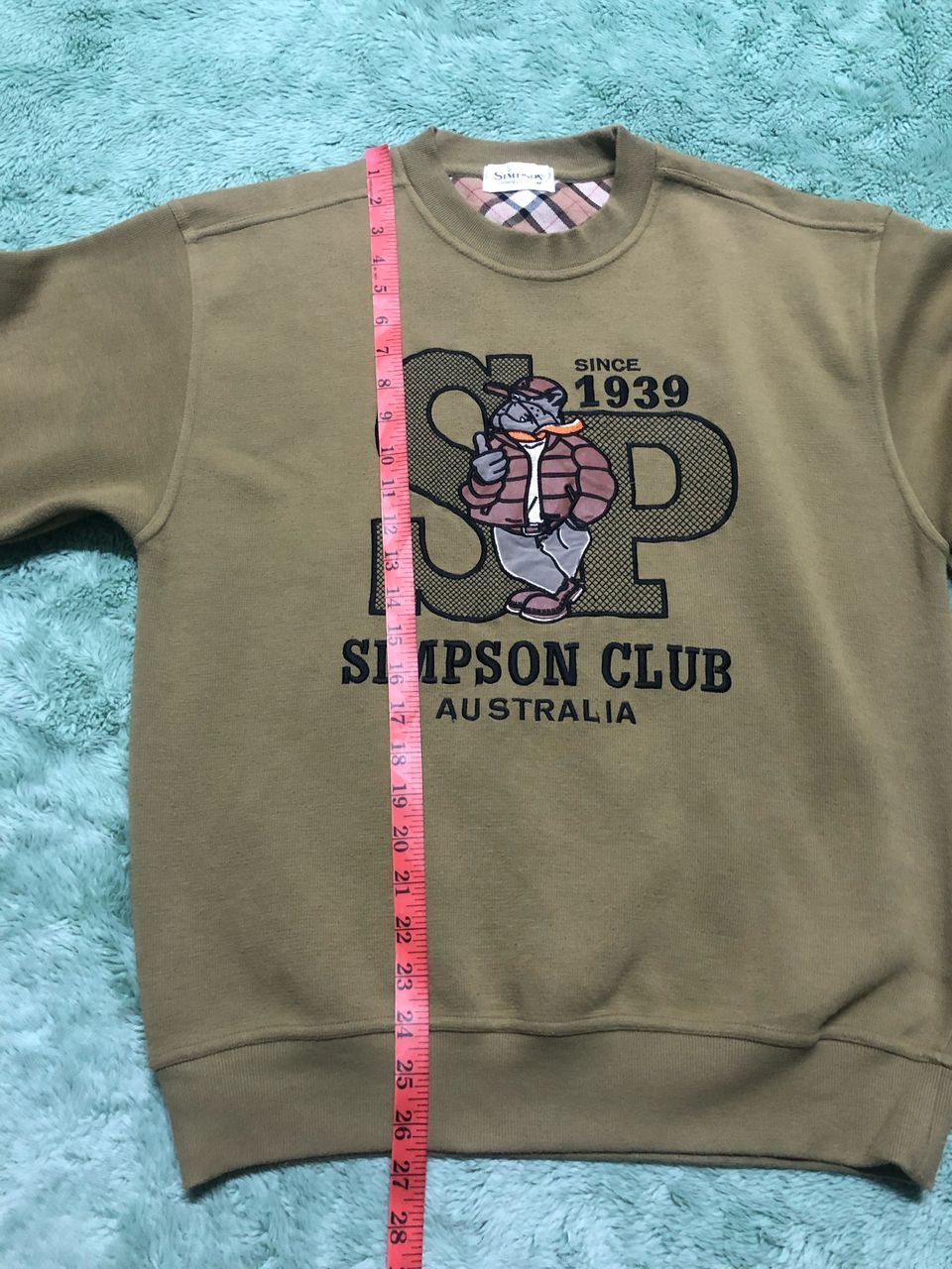 Vintage VINTAGE SIMPSON CLUB AUSTRALIA SWEATSHIRT EMBROIDERED PRINT Size US M / EU 48-50 / 2 - 12 Thumbnail